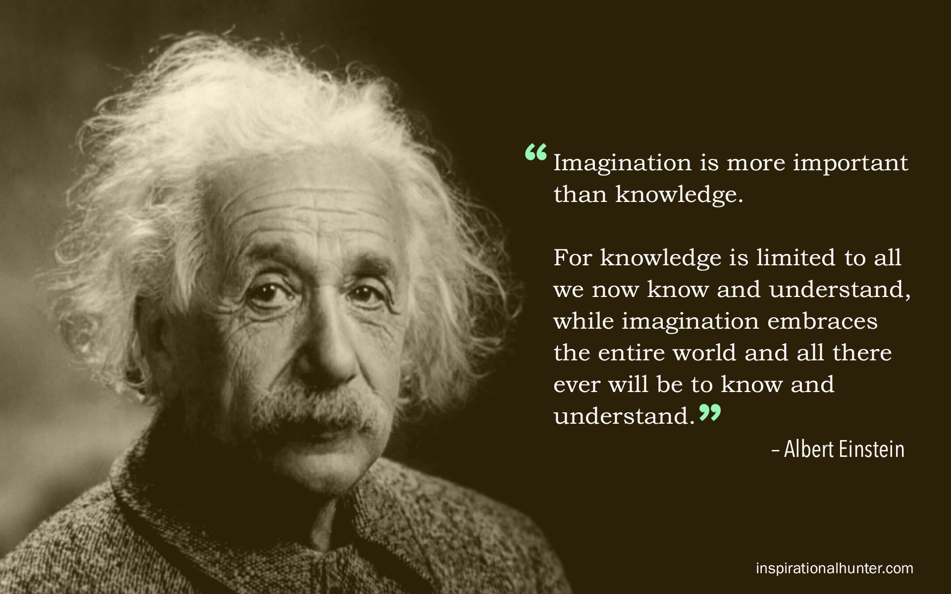 Quote Albert Einstein 1920x1200