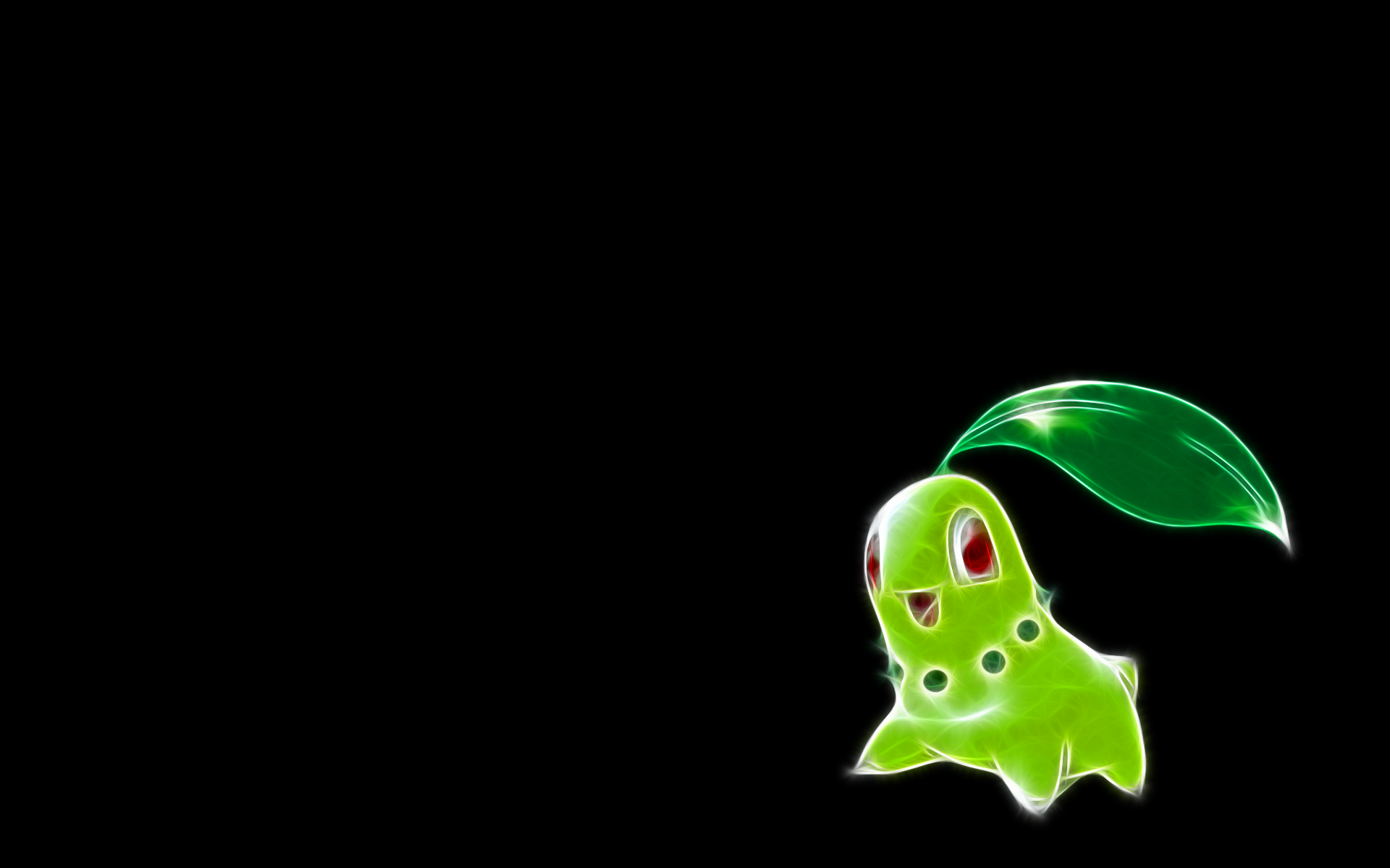 Pokemon Fractalius Chikorita 1920x1200