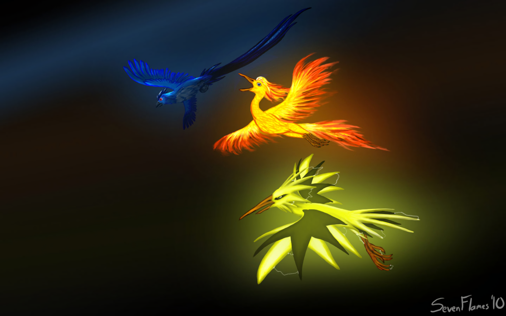 Articuno Pokemon Zapdos Pokemon Moltres Pokemon 1920x1200