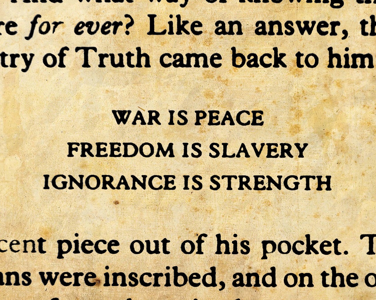 Quote George Orwell 1984 Typography 1984 Literature George Orwell 1280x1024