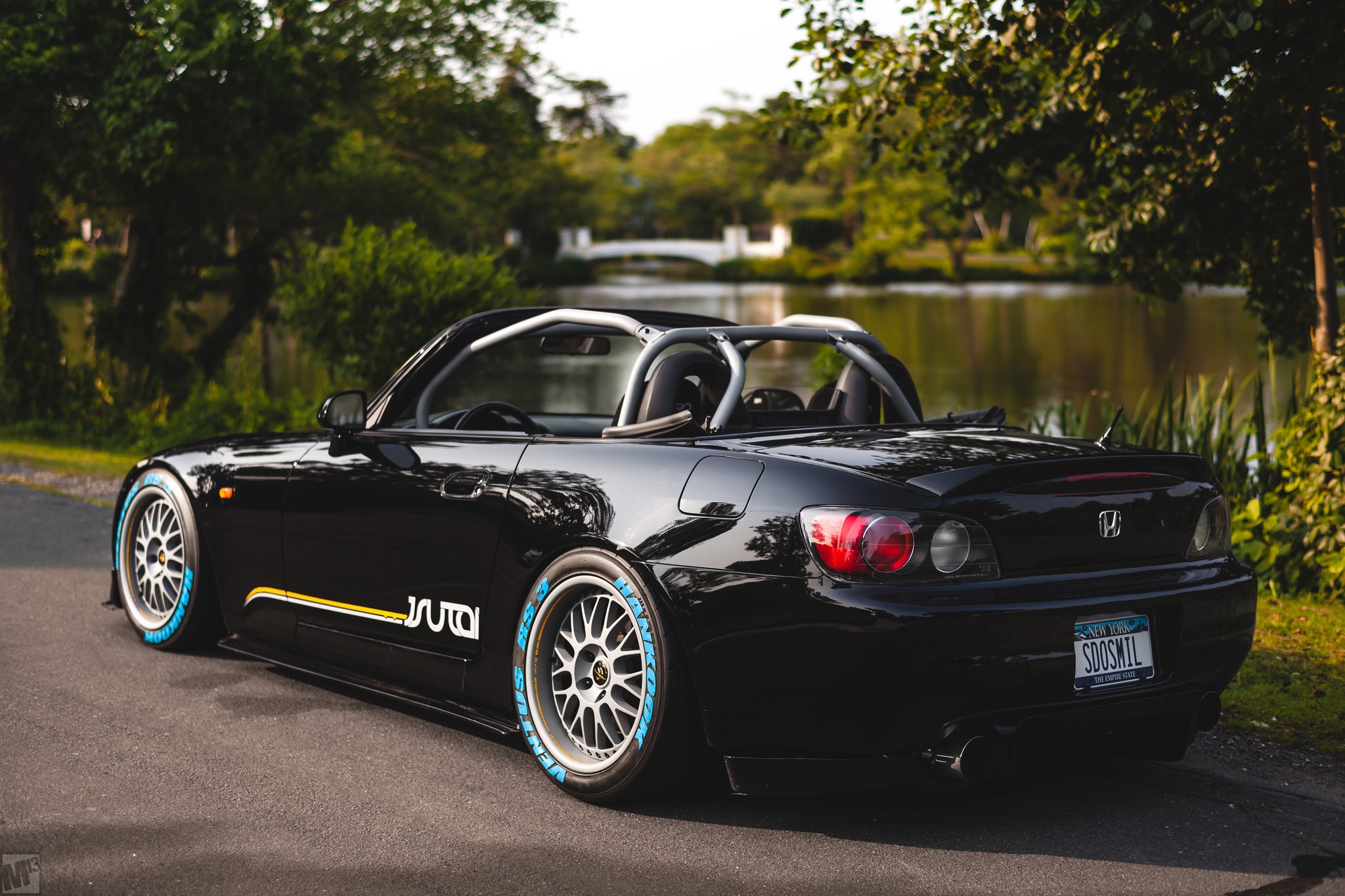 Honda S2k Stance Lake Hankook Black Cars Vehicle 2048x1365