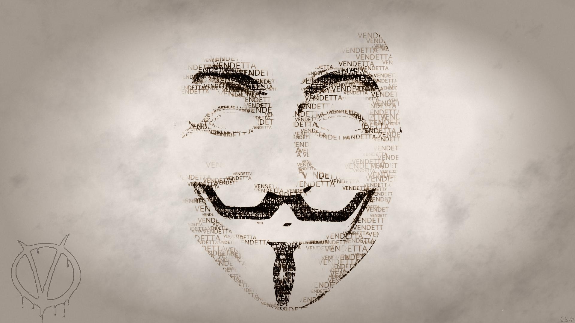 Movies Anonymous Guy Fawkes Simple Background V For Vendetta 1920x1080