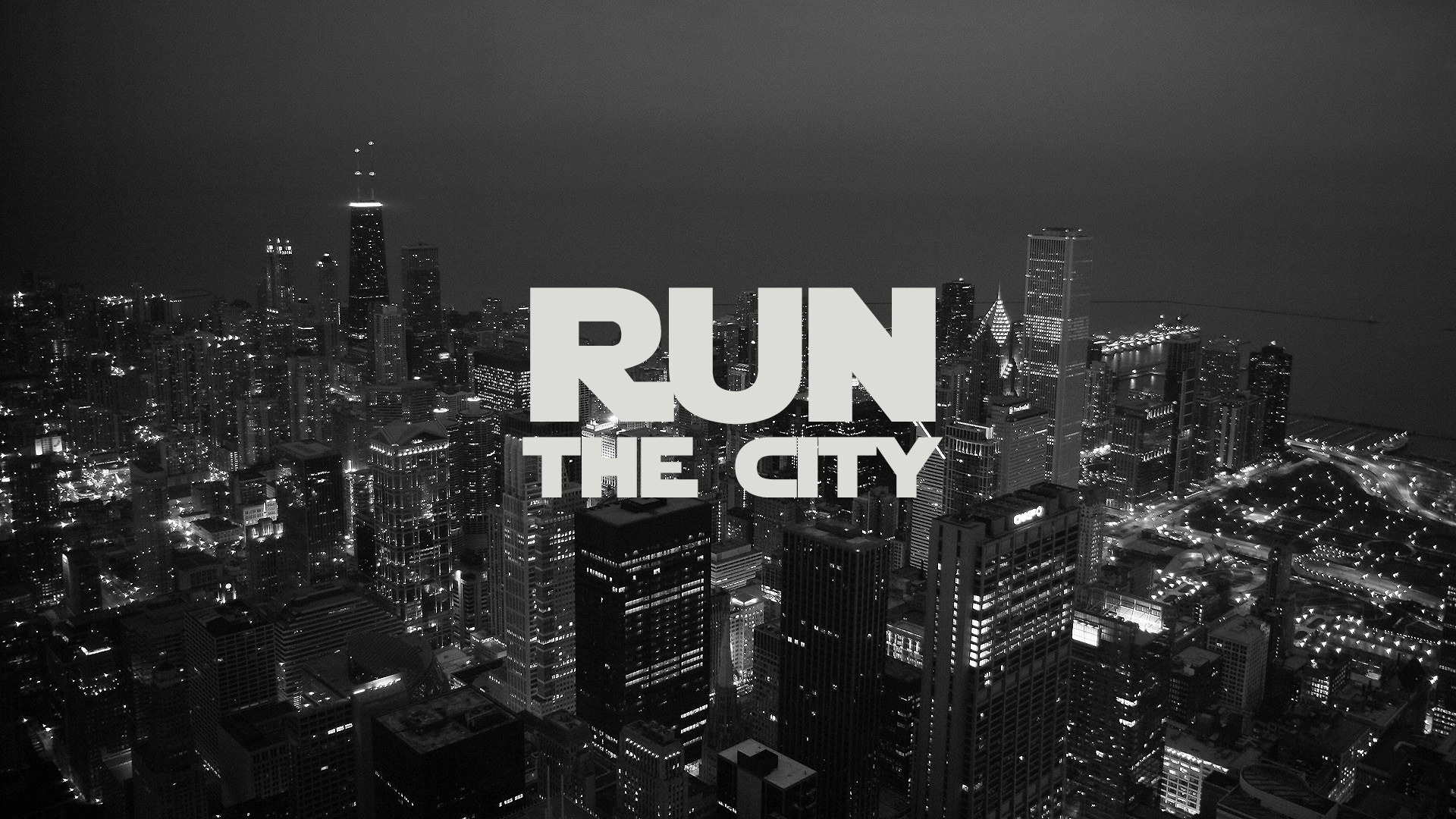 Run City Monochrome 1920x1080