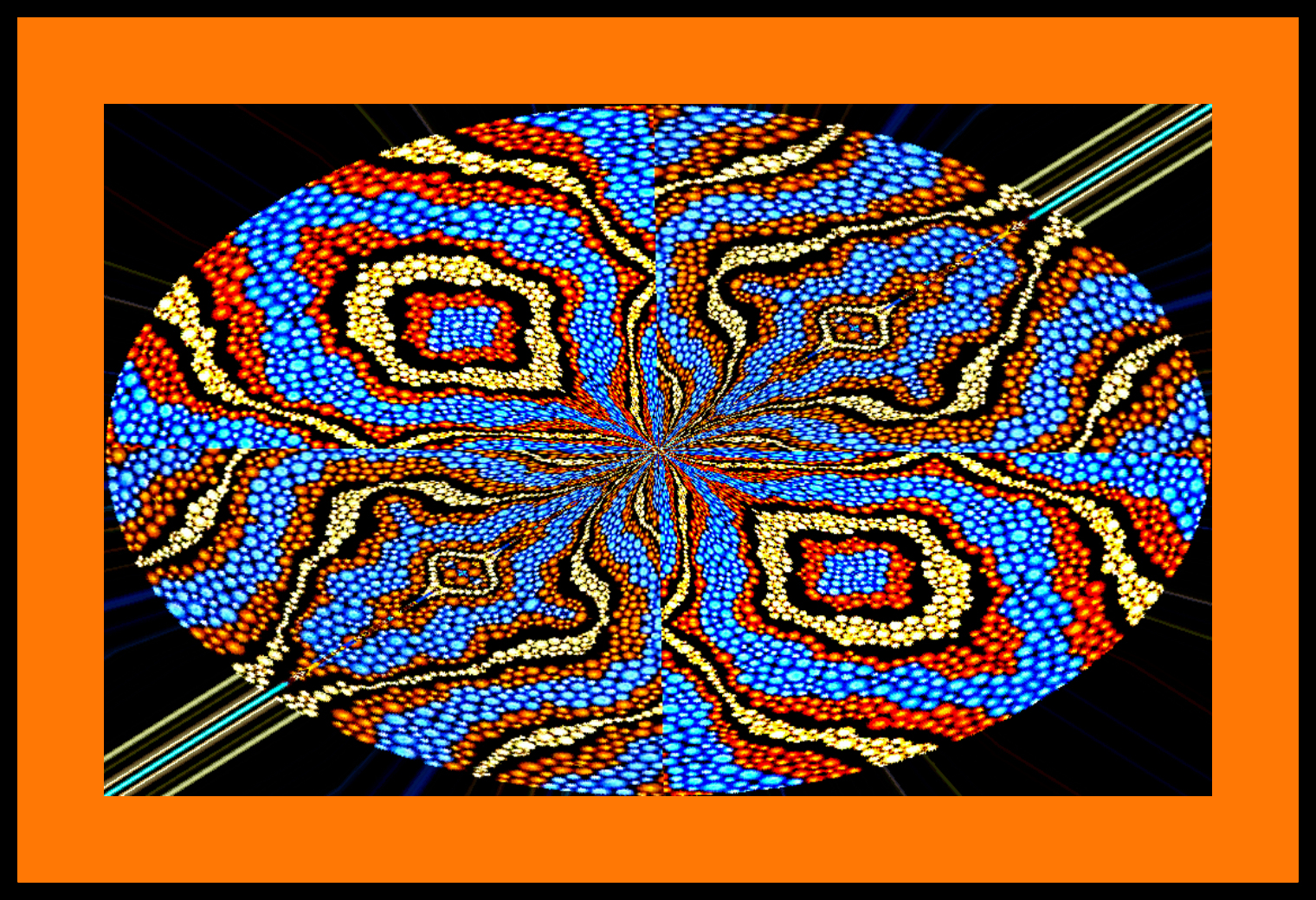 Abstract Fractal Indigenous Art 1520x1040