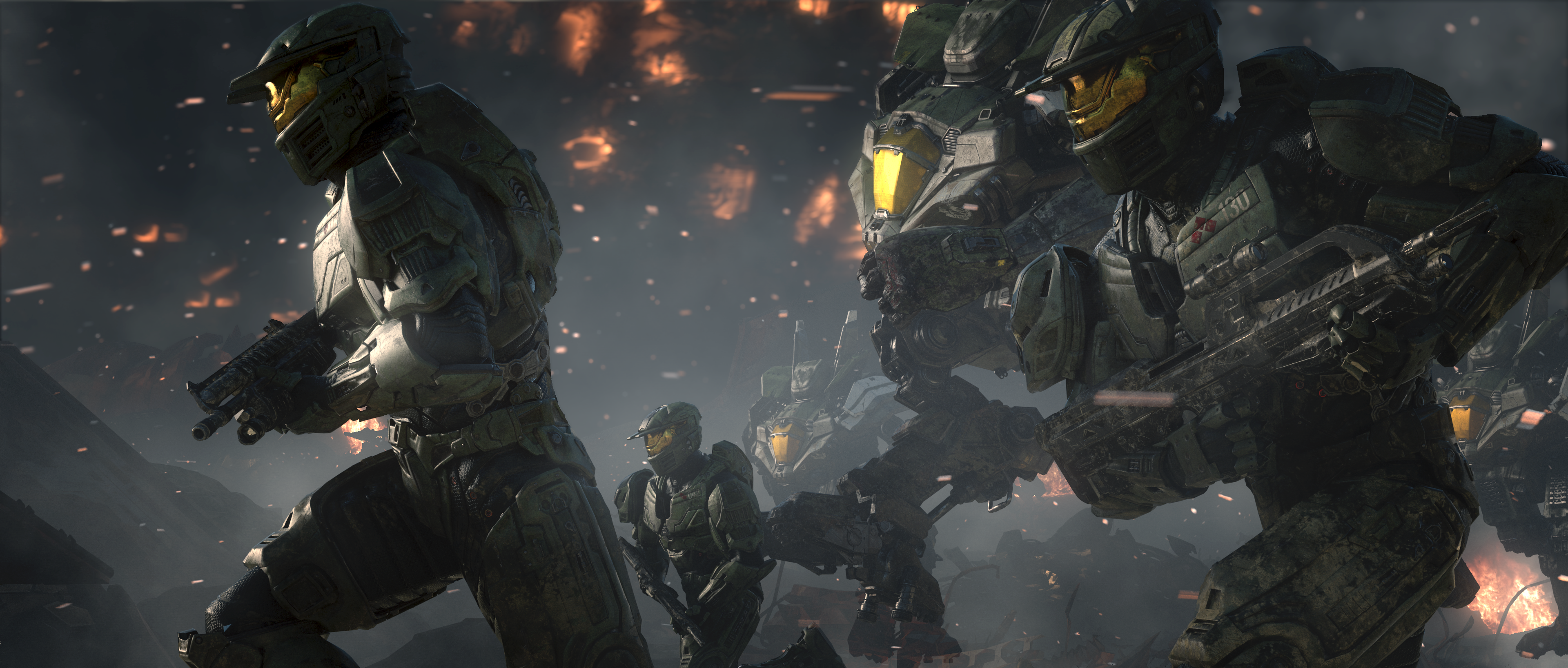 Halo Wars Video Games Spartans Halo 3840x1636