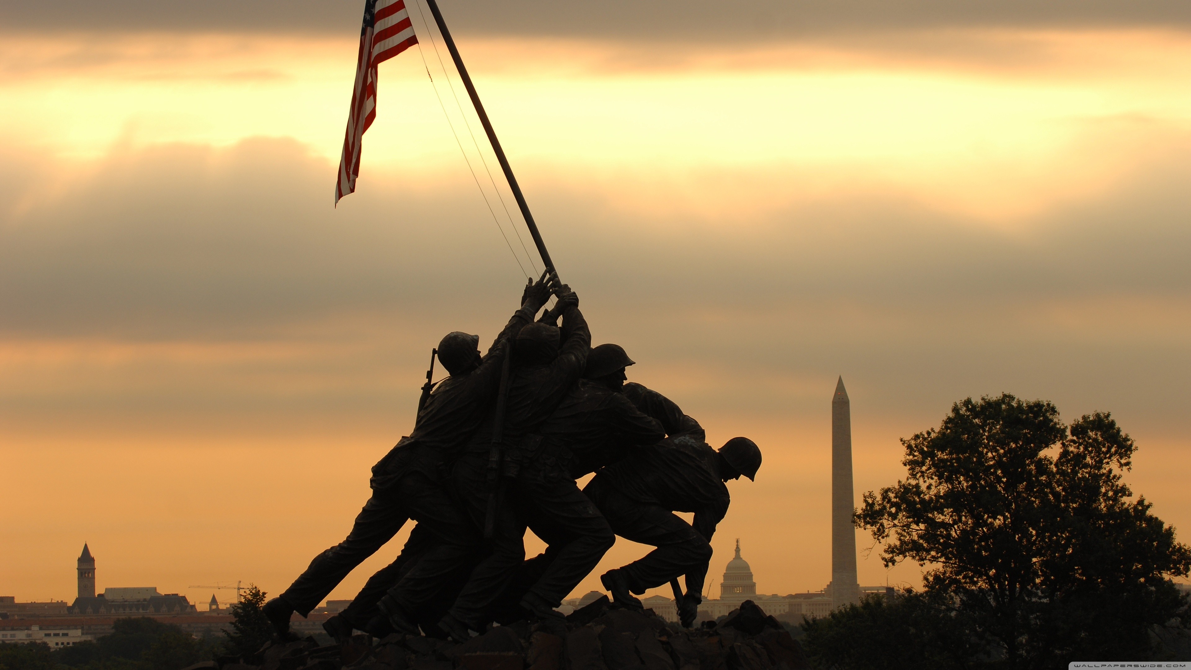 Marines Iwo Jima Freedom USA World War Ii 3840x2160