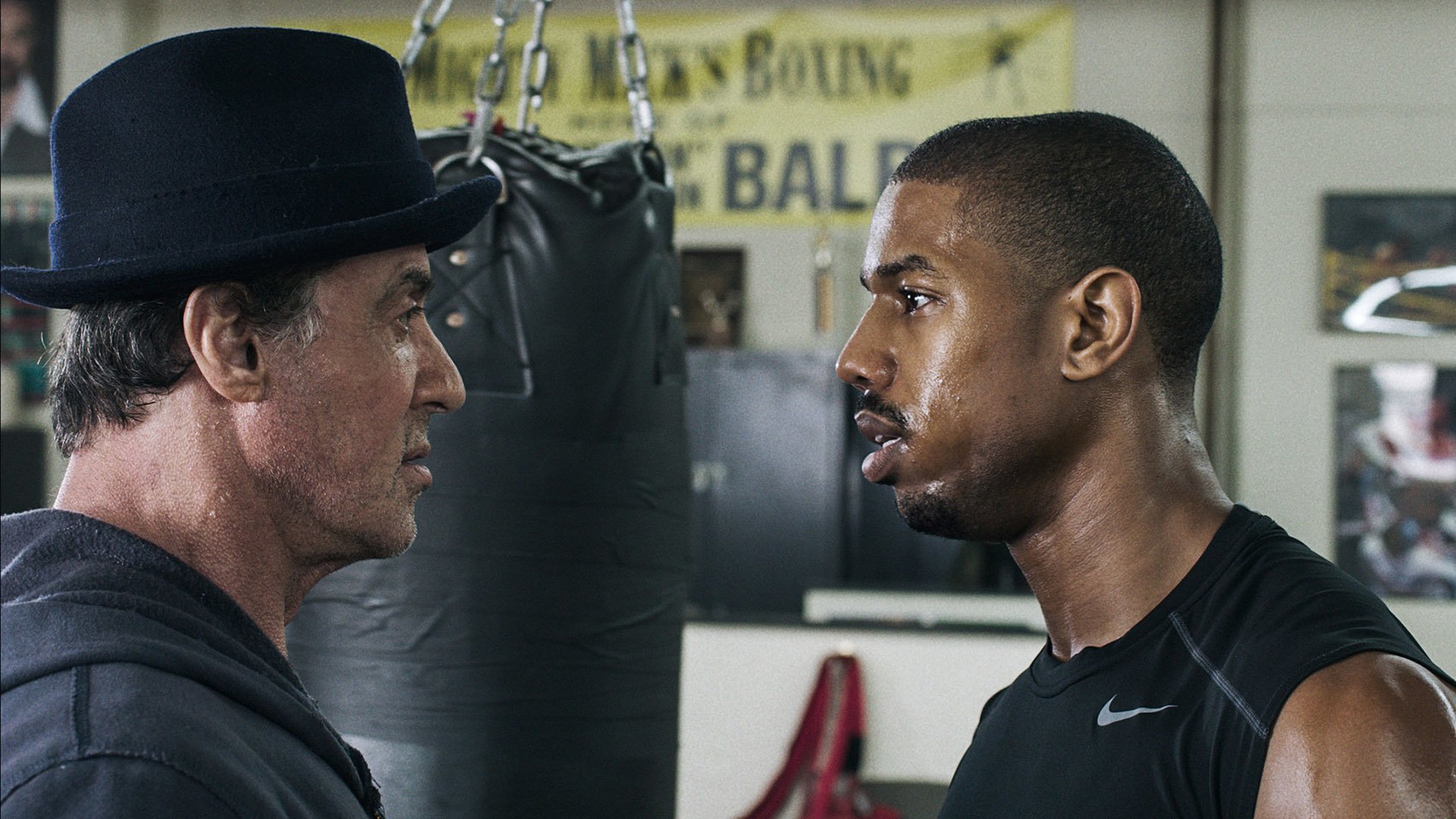 Adonis Creed Michael B Jordan Rocky Balboa Sylvester Stallone 1920x1080