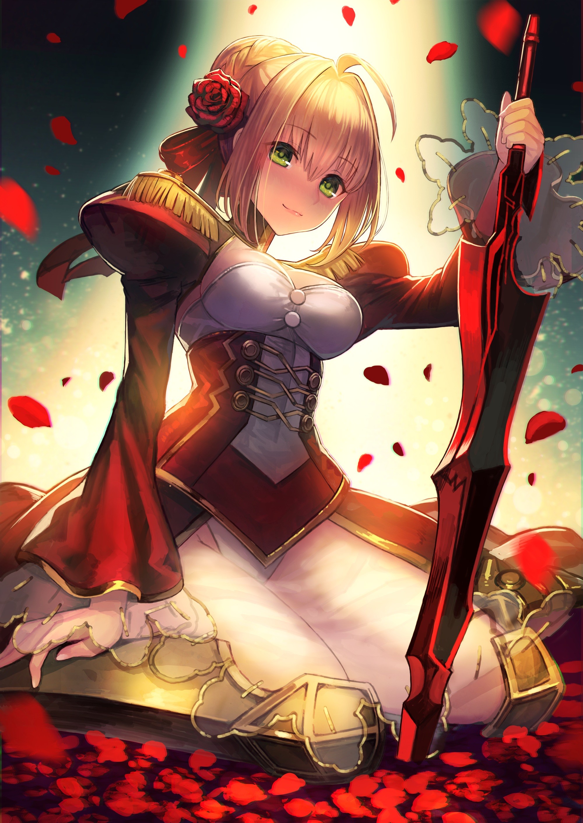 Fate Extra Fate Stay Night Saber Extra Sky Blonde 2000x2825