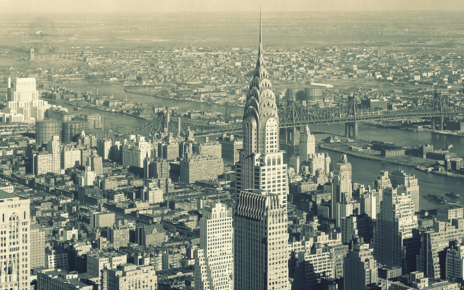 Cityscape New York City USA Chrysler Building 1920x1200