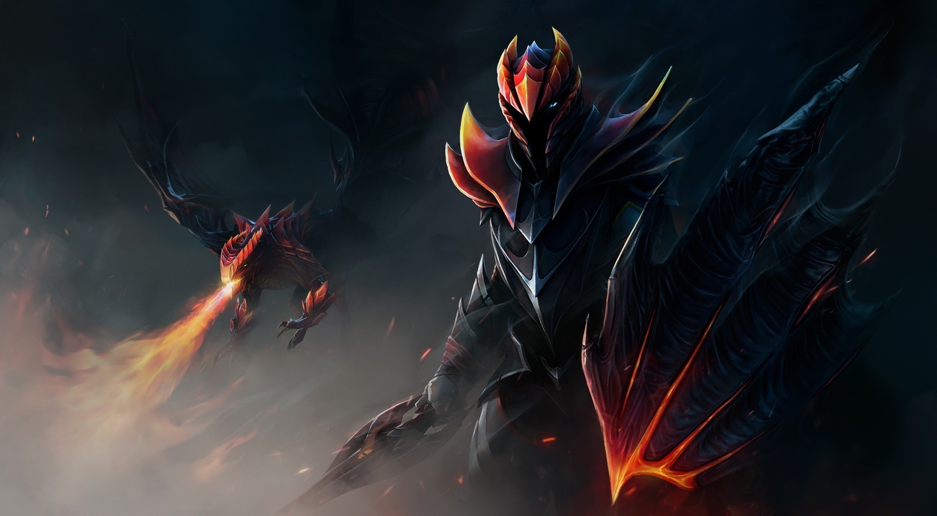 Fantasy Art Dragon Dota 2 Dragon Knight 1919x1057