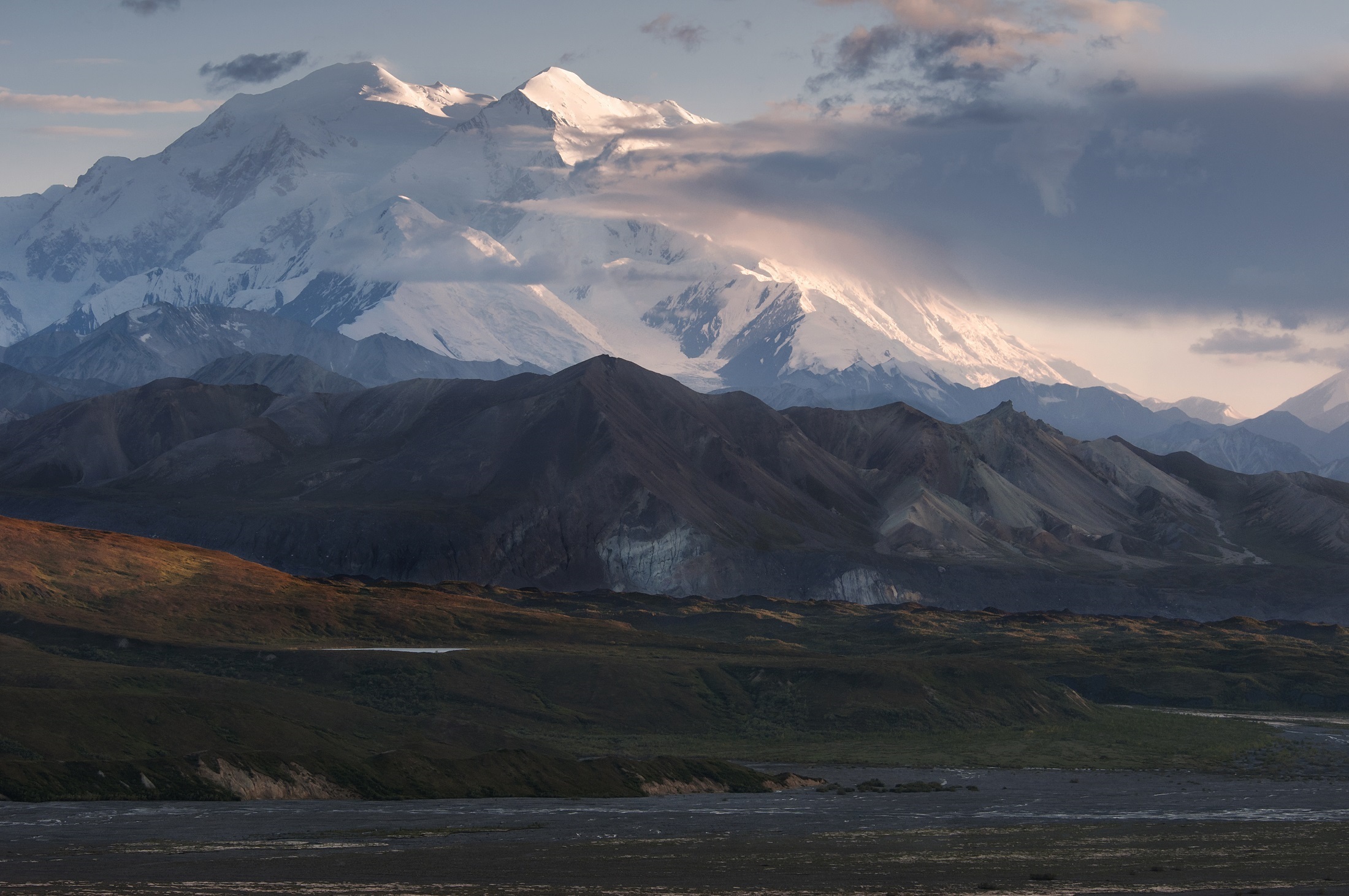 Denali National Park Alaska Nature Earth Mountain Landscape USA 2200x1461