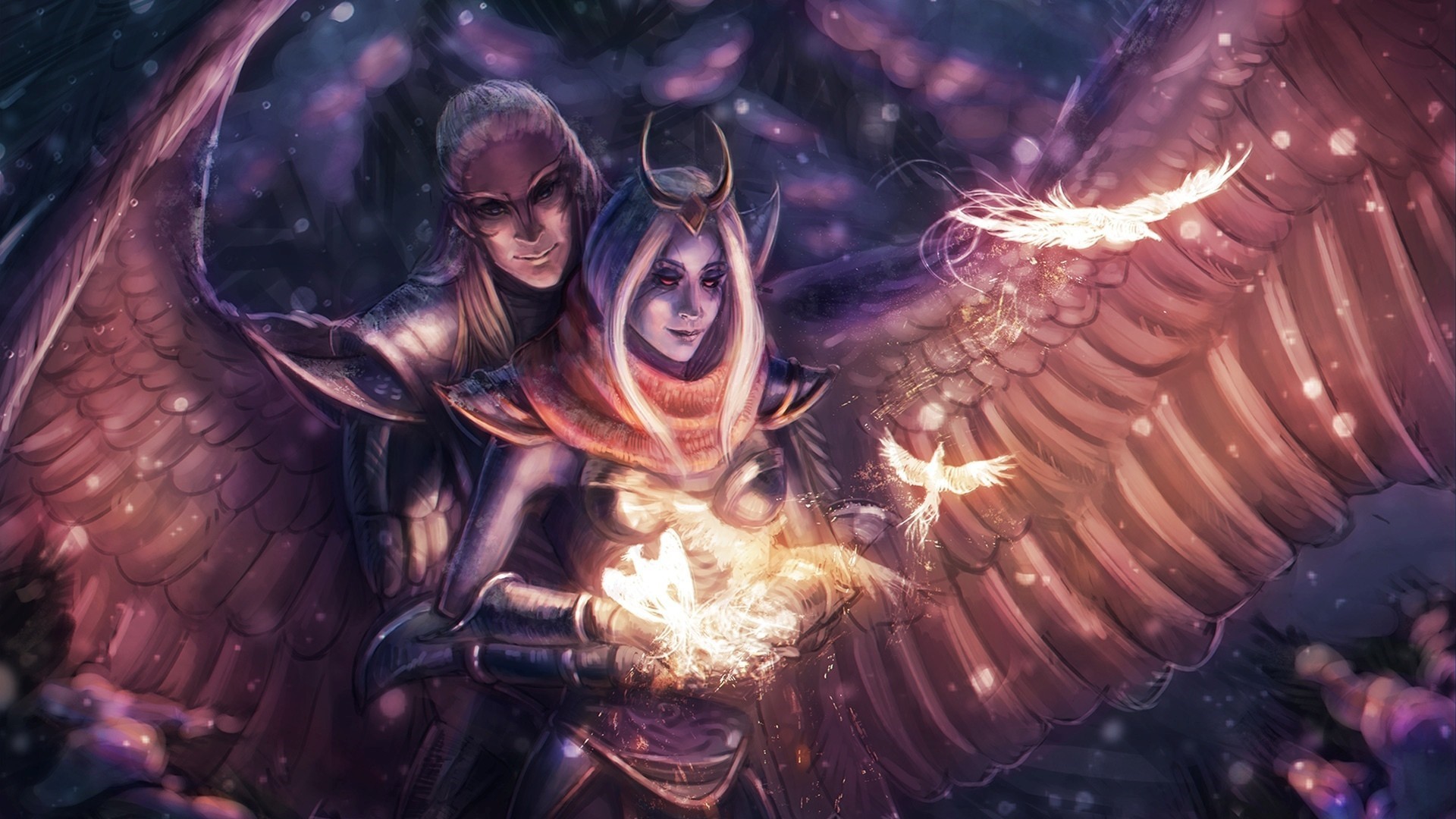 Fantasy Art Angel Wings 1920x1080