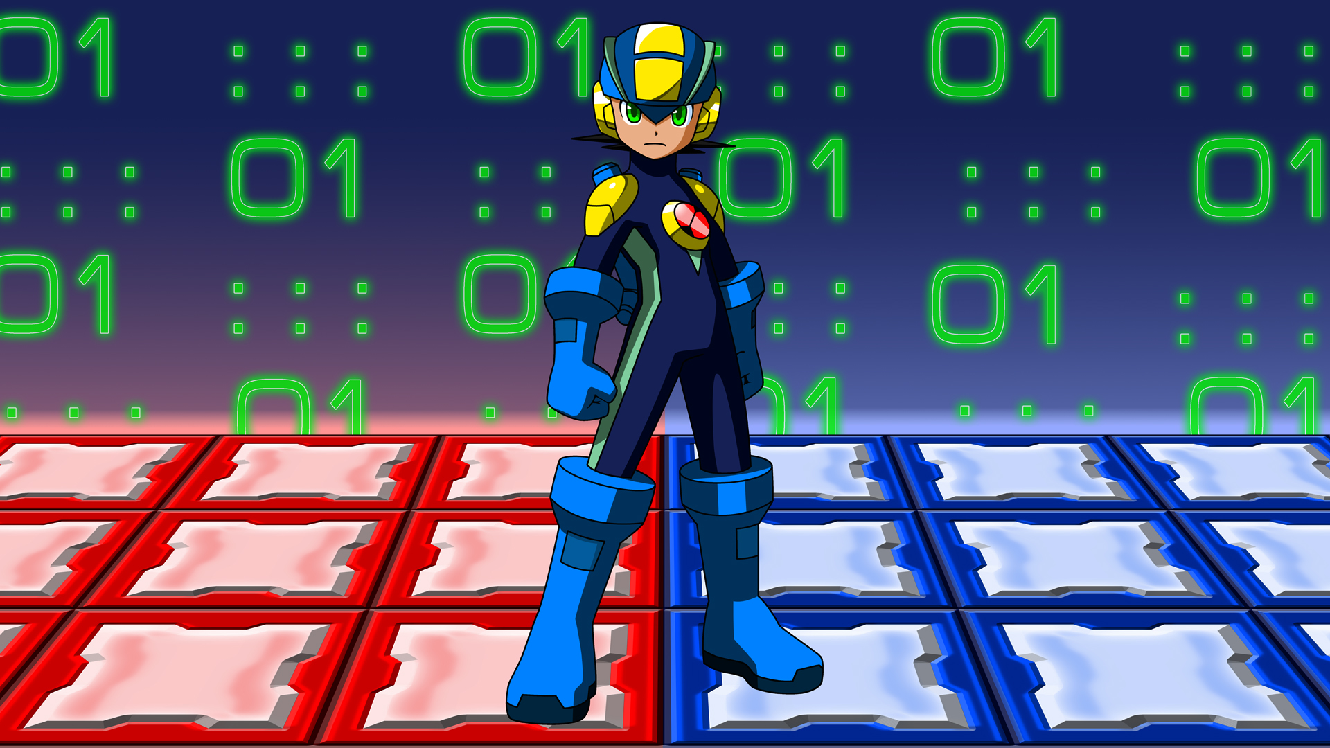 Video Game Mega Man Battle Network 1920x1080