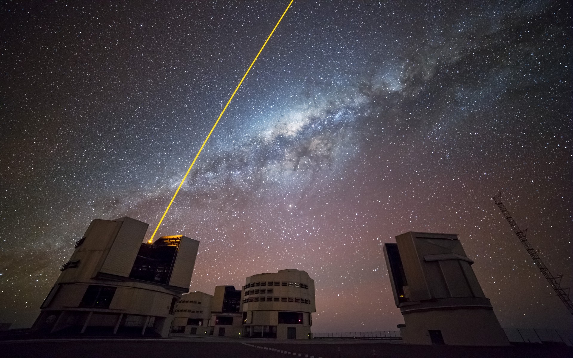 Nature Landscape Space Milky Way ALMA Observatory Atacama Desert Chile Technology Starry Night Unive 1920x1200