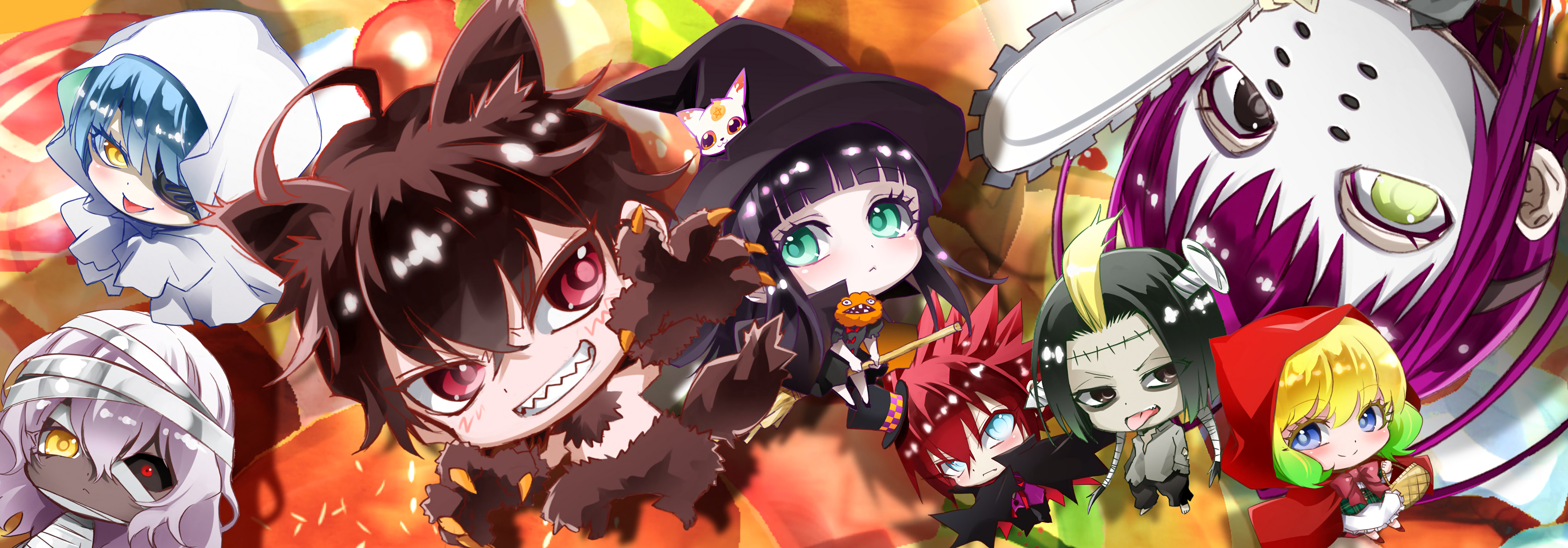 Anime Twin Star Exorcists 4194x1466