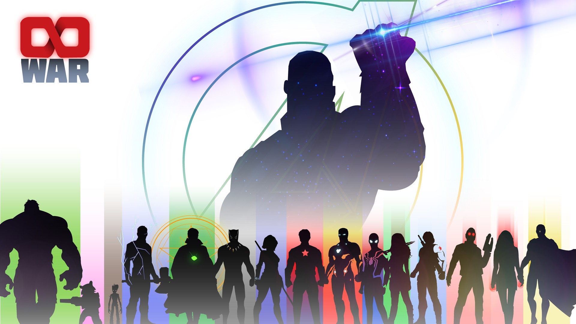 Marvel Cinematic Universe Avengers Infinity War Thanos Hulk Thor Captain America Black Panther Dr St 1920x1080