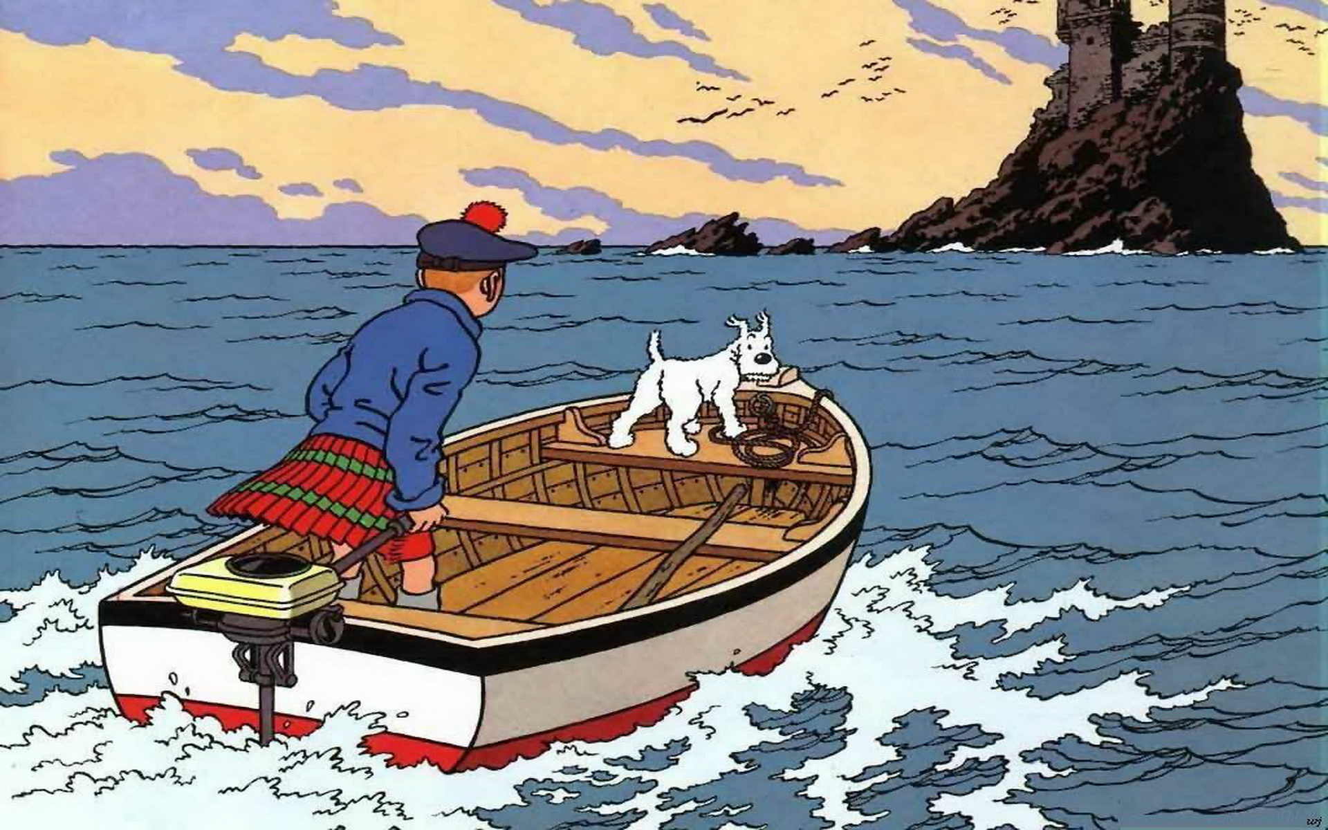 Comics The Adventures Of Tintin 1920x1200