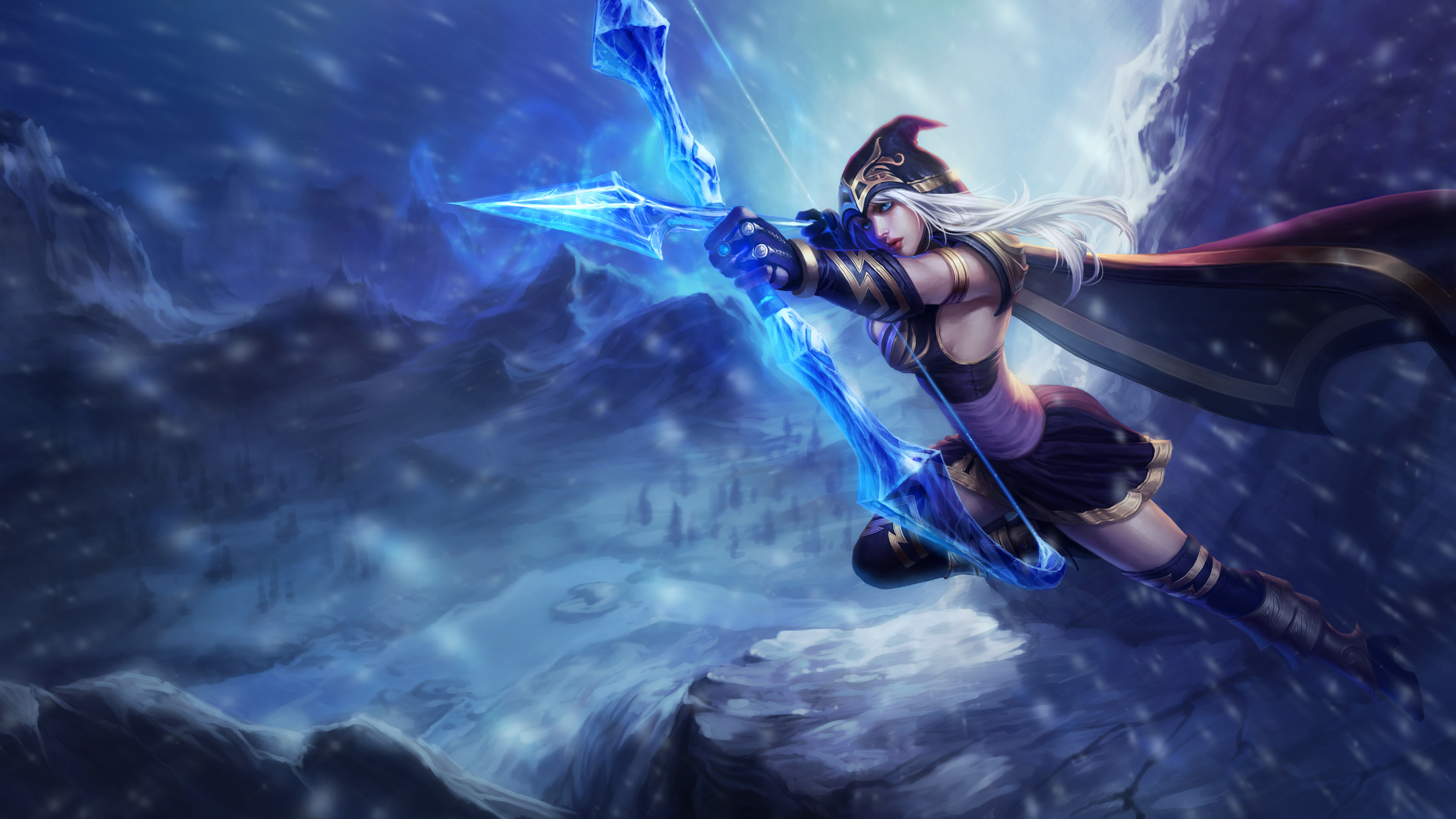 League Of Legends Ashe League Of Legends Ashe 7680x4320