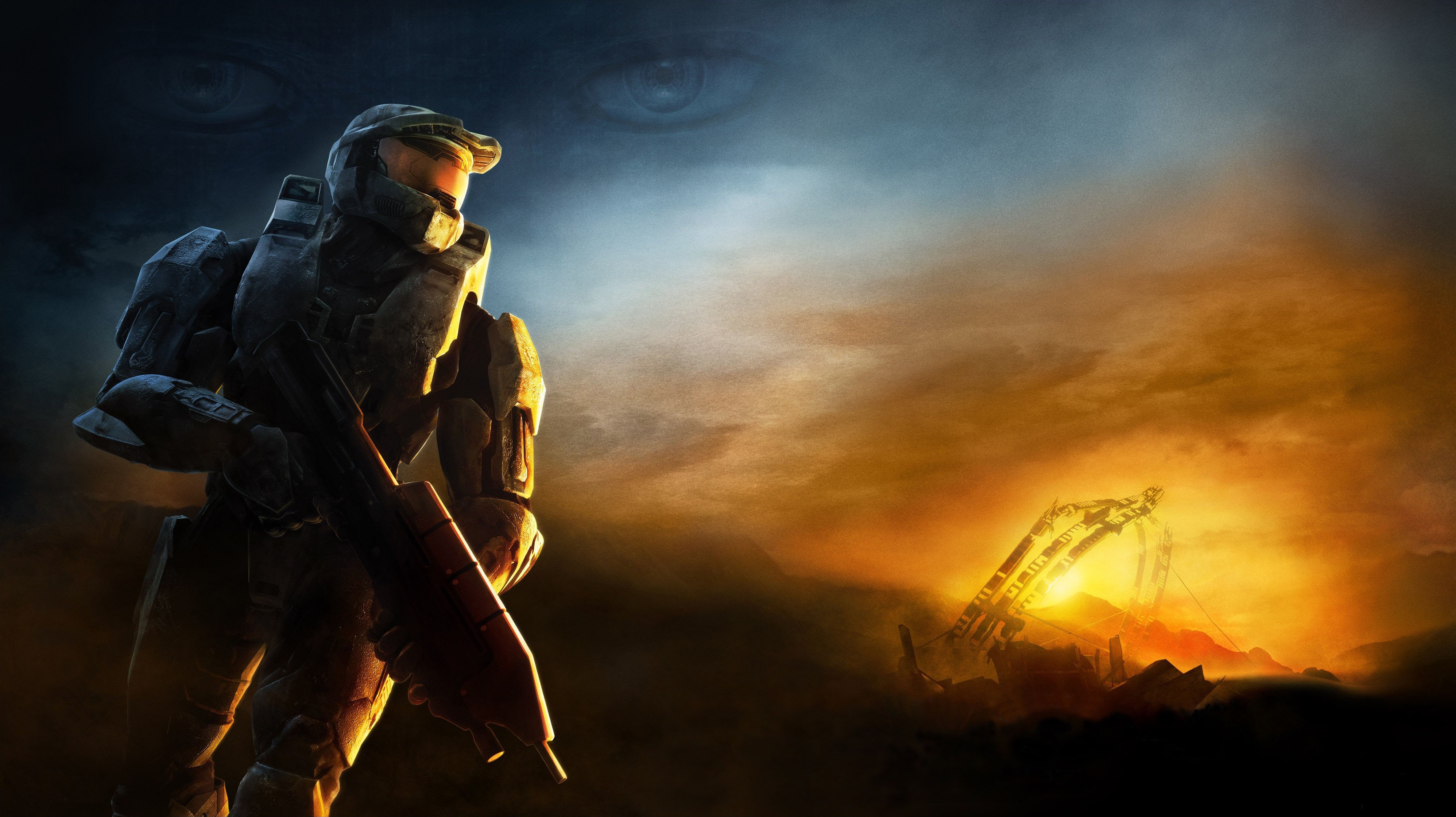 Master Chief Halo 3 Video Games Cortana 3992x2240