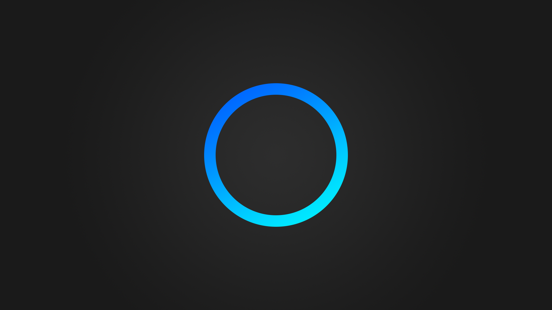 Blue Gray Background Circle Simple Cortana 1920x1080