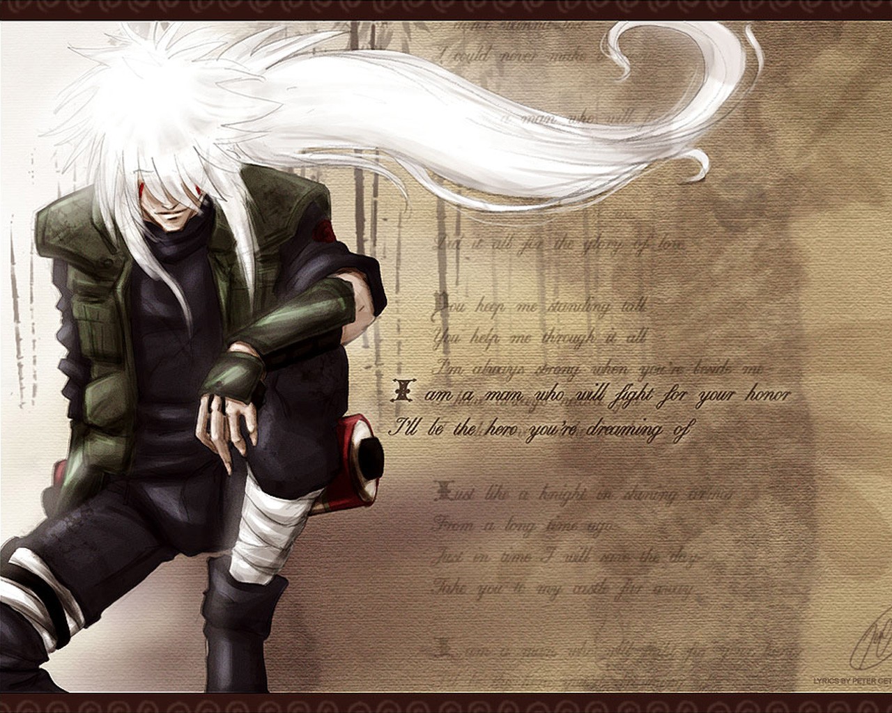 Jiraiya White Hair Anime Boys 1280x1024