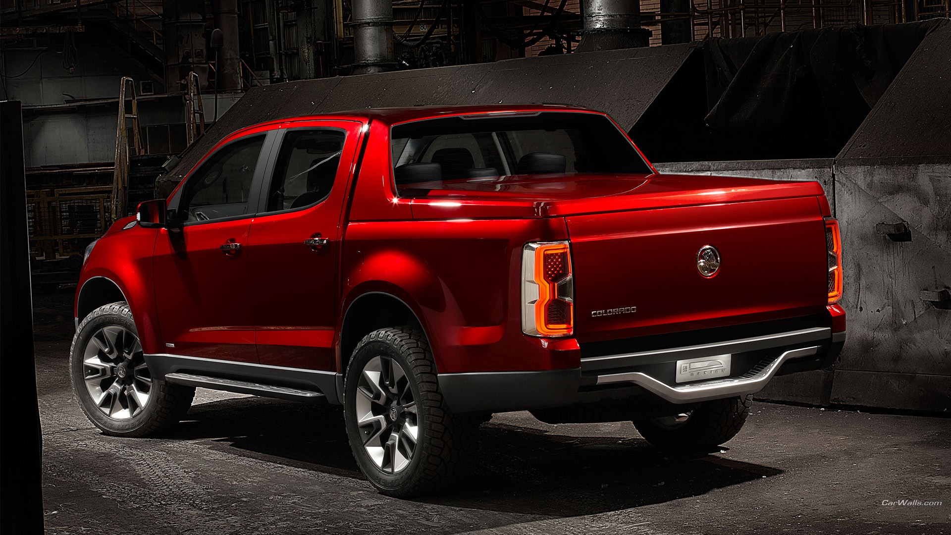 Holden Colorado Car Red Cars Pickup Trucks 1920x1080