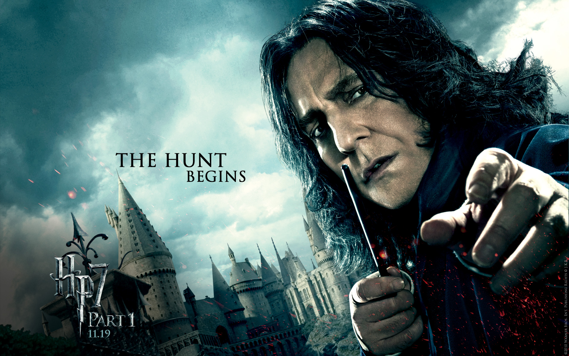 Harry Potter Harry Potter And The Deathly Hallows Severus Snape Cyan 1920x1200