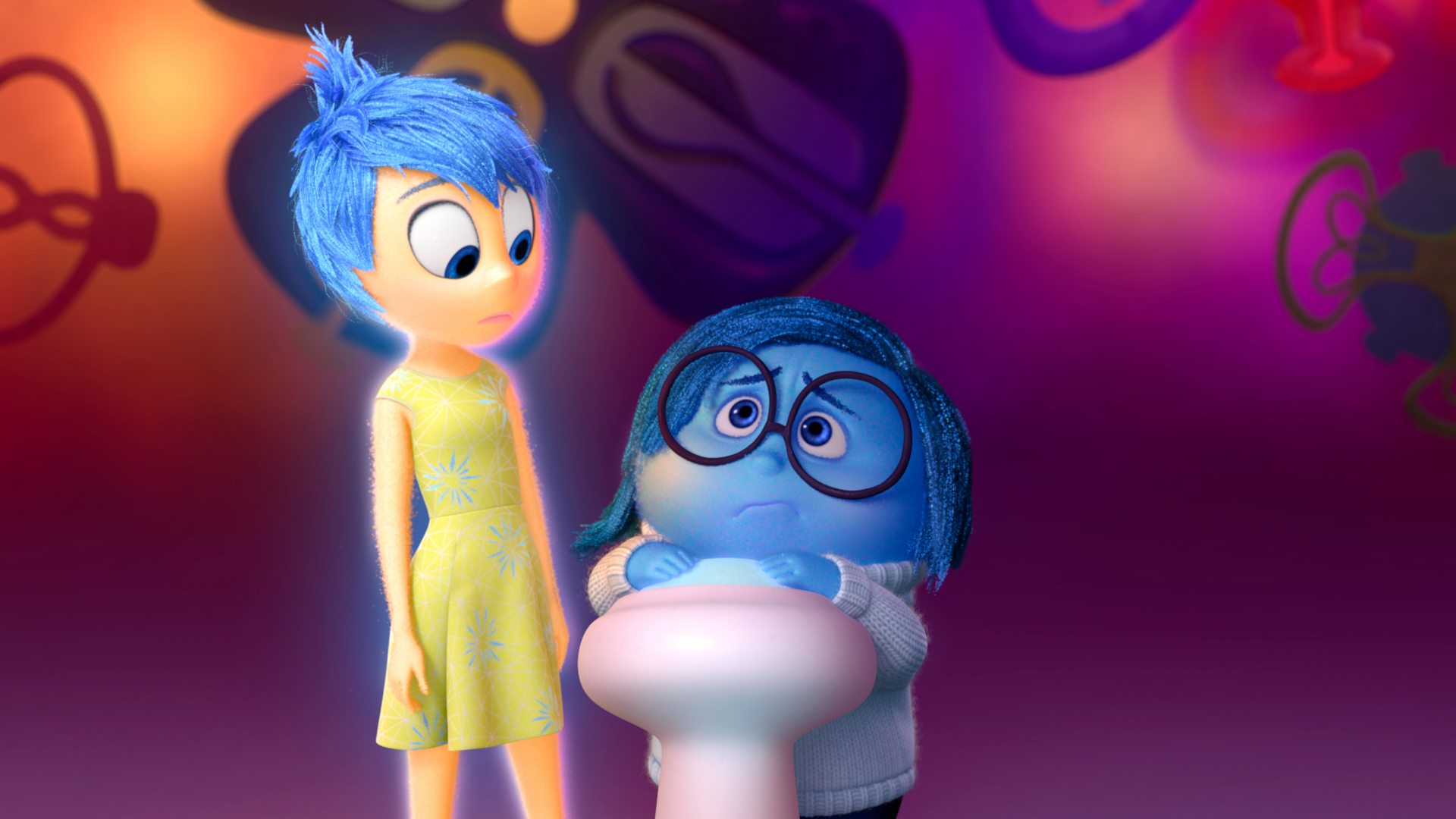 Joy Inside Out Sadness Inside Out 1920x1080