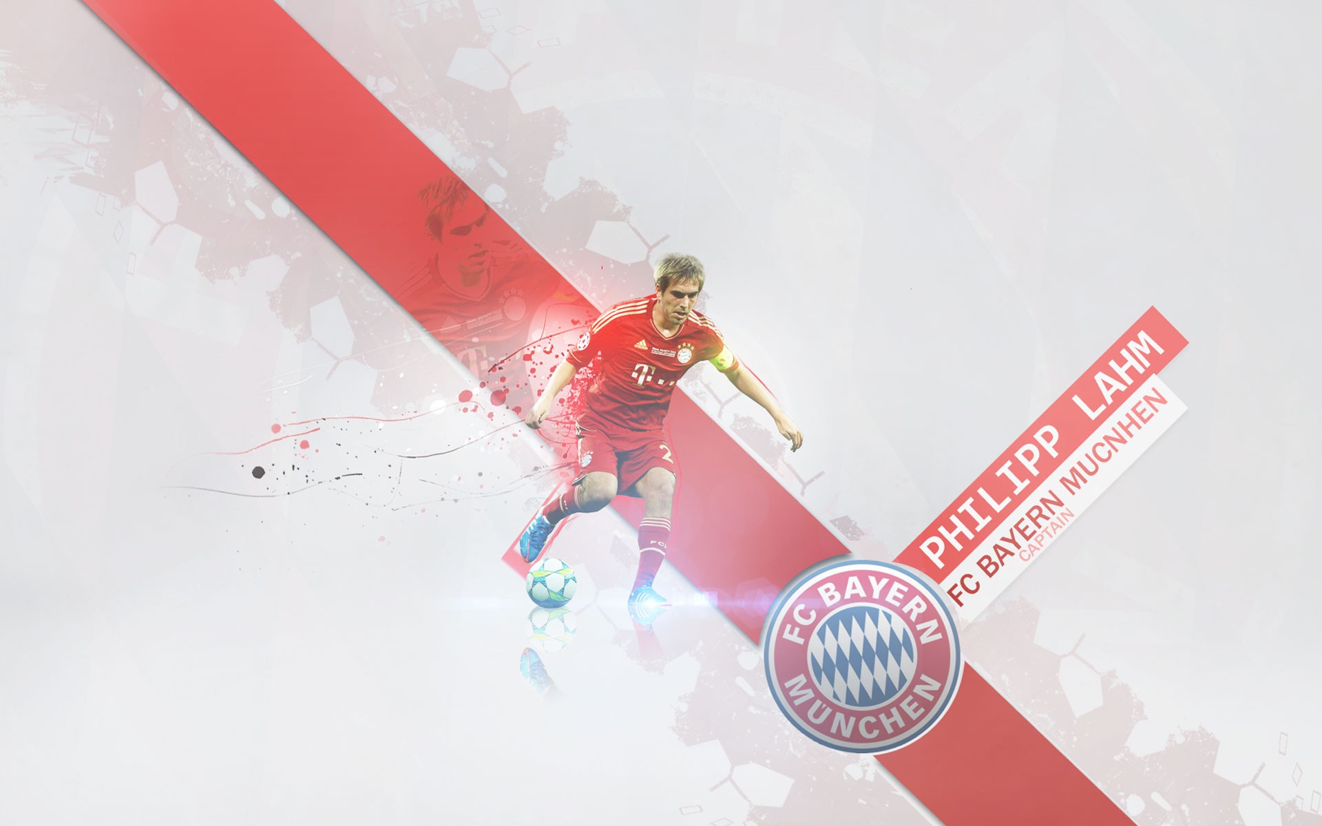 Philipp Lahm FC Bayern Bundesliga Soccer 1920x1200