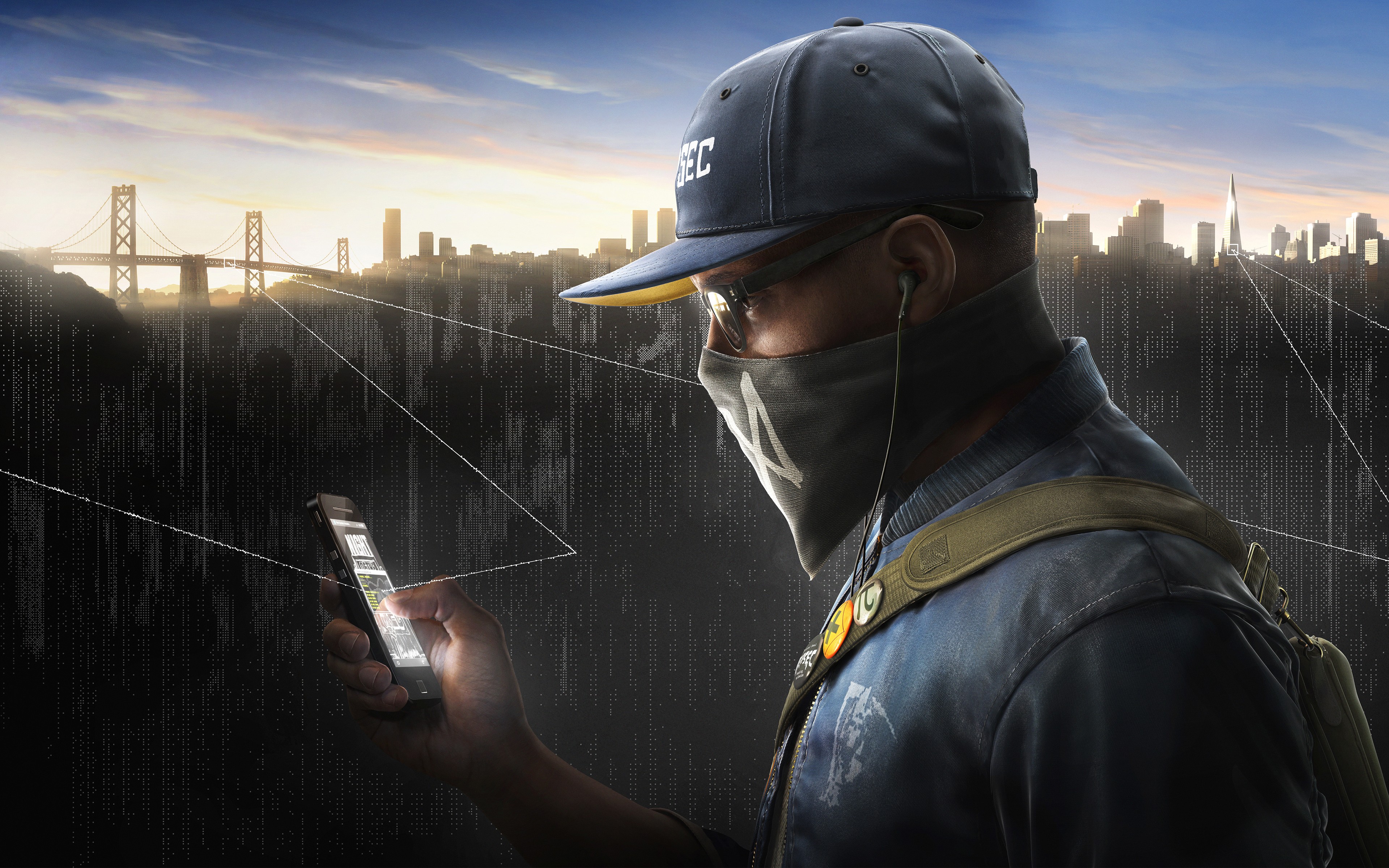 Watch Dogs 2 Ubisoft Marcus Holloway Video Games 3840x2400