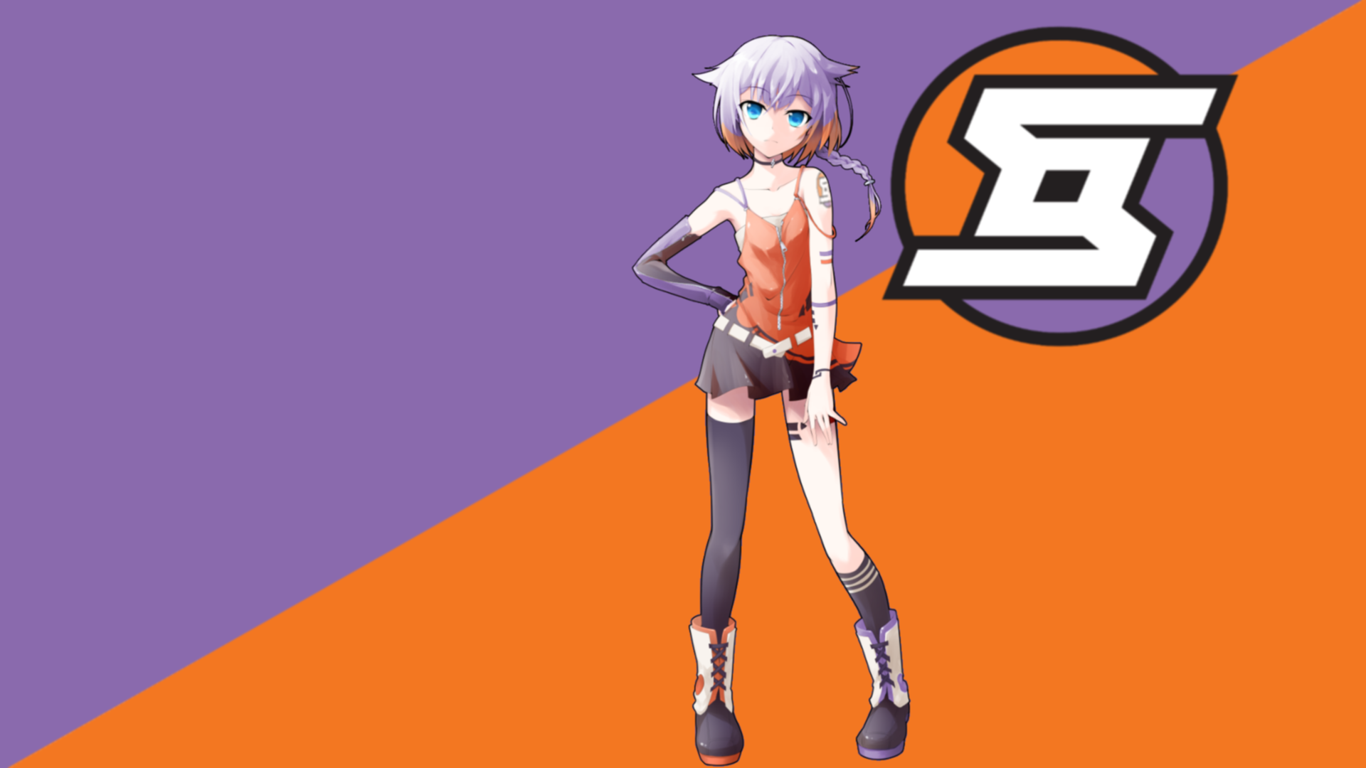 Warsow First Person Shooter Logo Anime Girls Arena Shooter 1920x1080