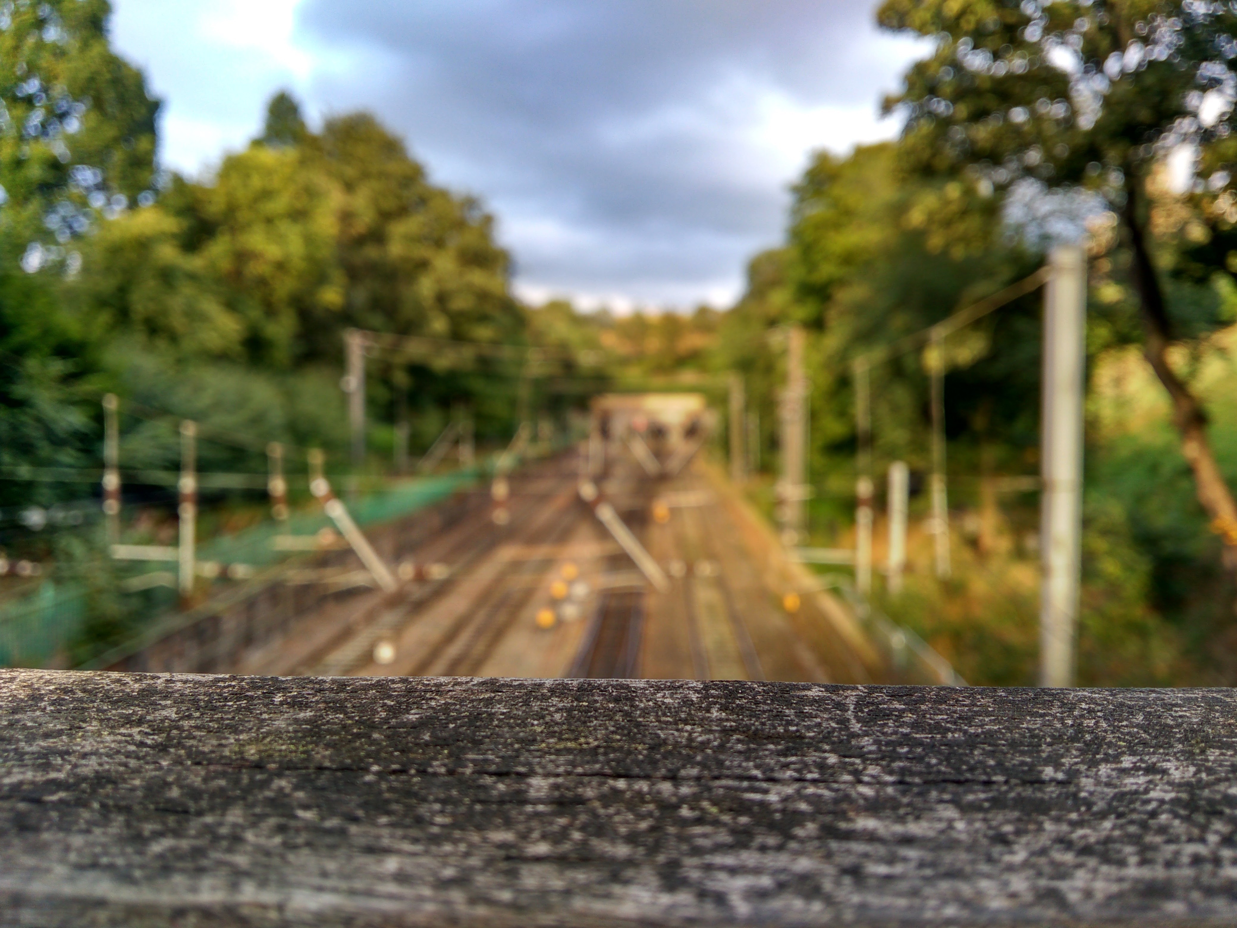 Edinburgh Railway Depth Of Field Wood 4160x3120