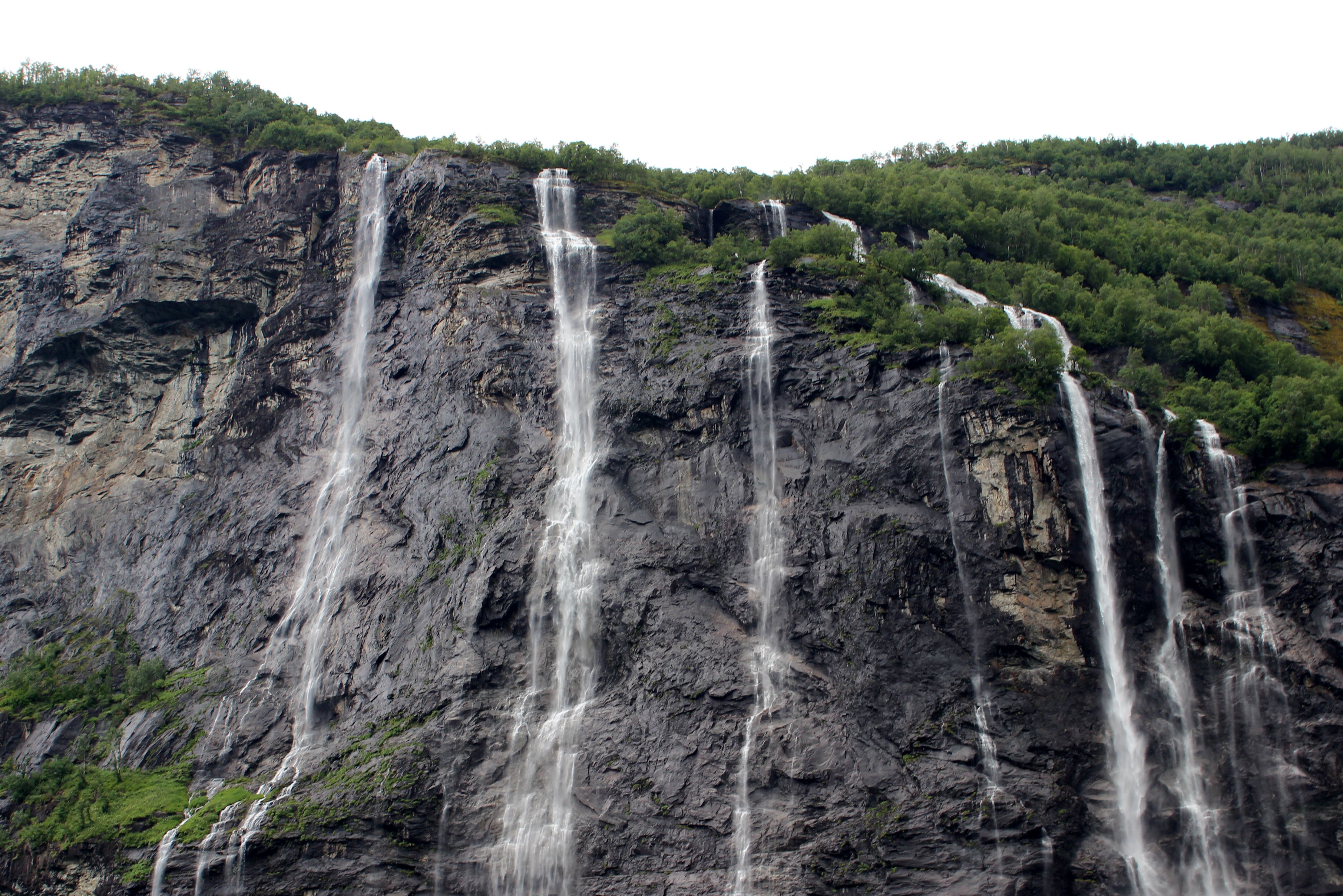 Earth Seven Sisters Waterfall Norway 4435x2961