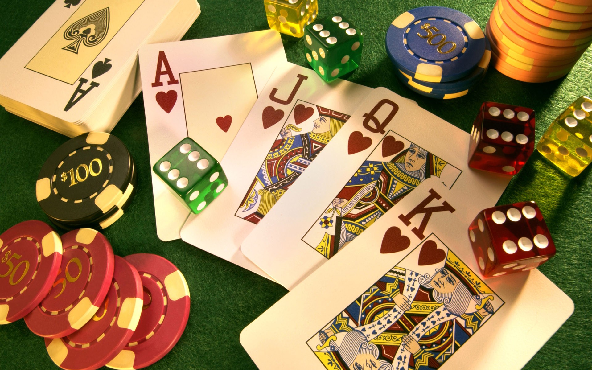 Poker Casino Dice 1920x1200