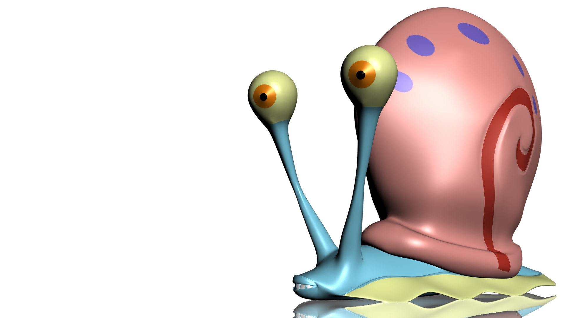 Snail 3D Cartoon Mollusc 1920x1080