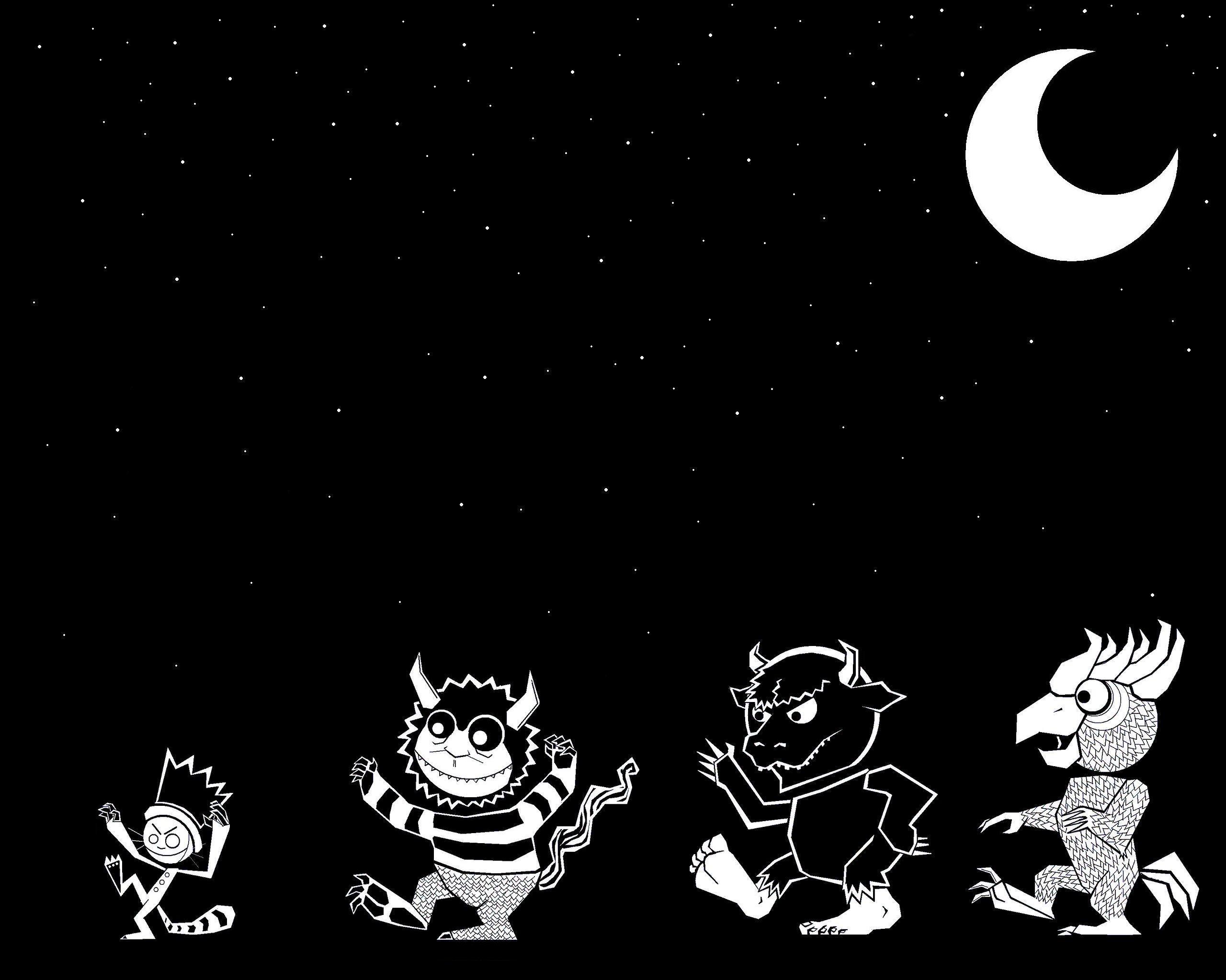 Where The Wild Things Are Moon Stars 2560x2048
