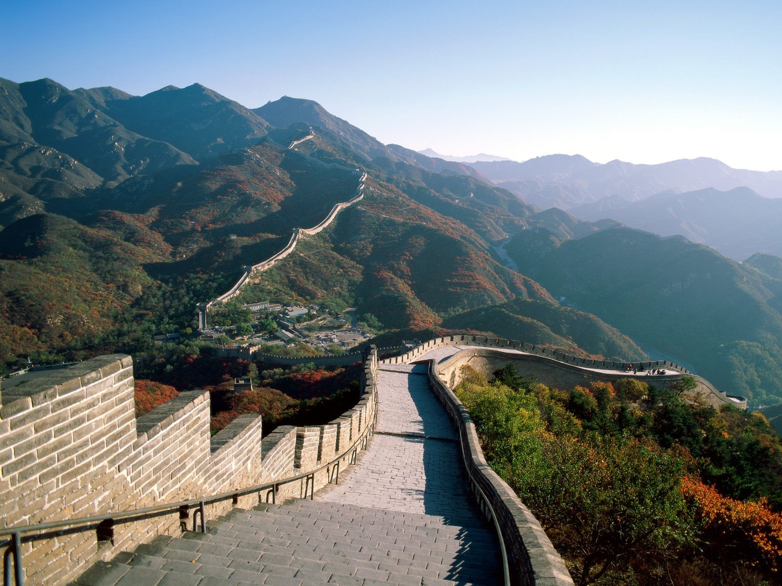 Great Wall Of China China Landscape Mountains Stone Wall 1600x1200