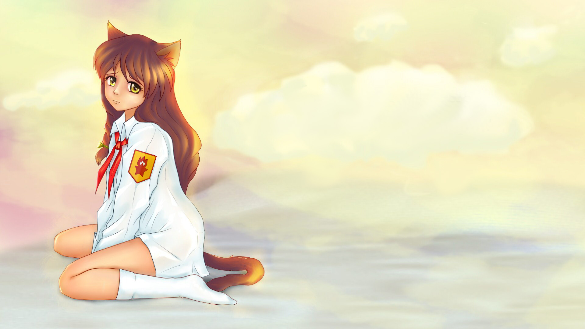 Everlasting Summer Visual Novel Soviet Games Everlasting Summer Cat Girl 1920x1080