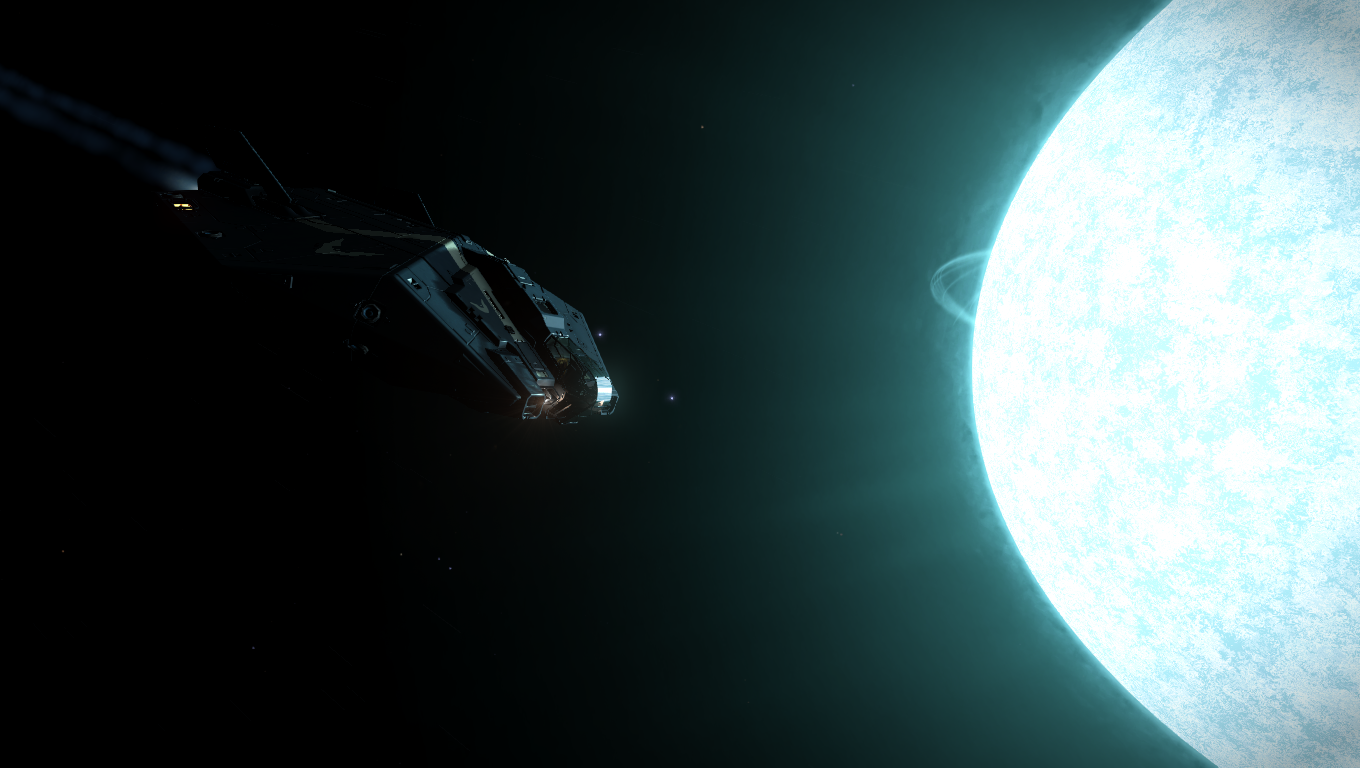 Elite Dangerous ASP Explorer Planet Stars Spaceship 1360x768
