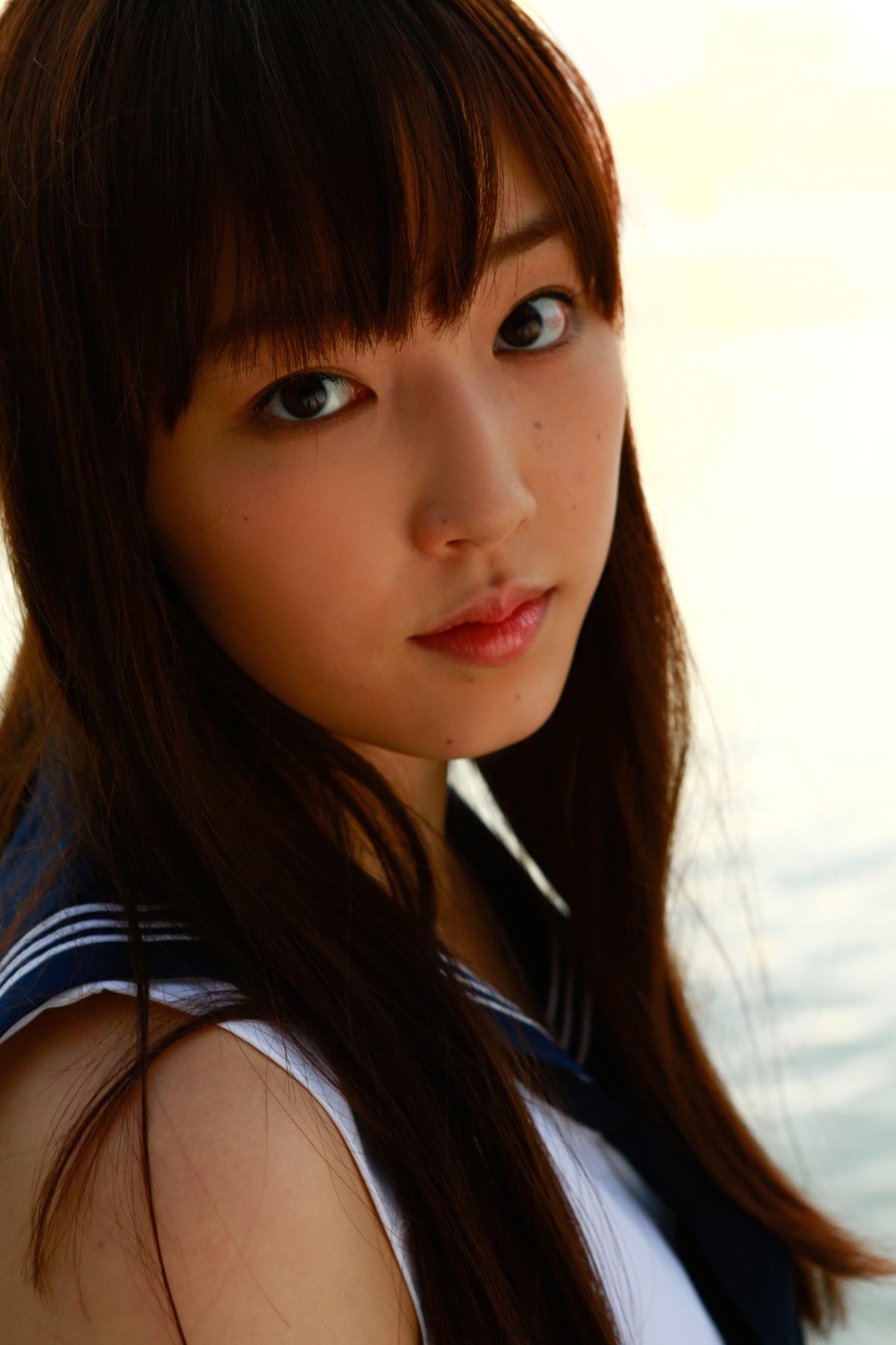 Mizuki Fukumura Morning Musume Asian Women Auburn Hair Brown Eyes Looking At Viewer 1200x1800