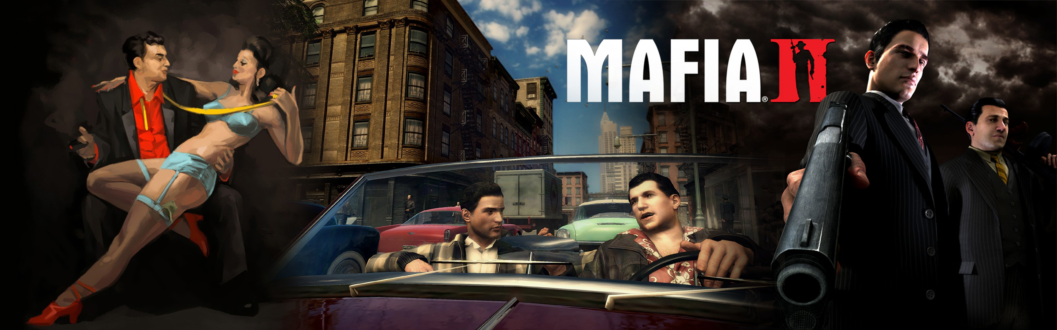 Video Game Mafia Ii 3360x1050