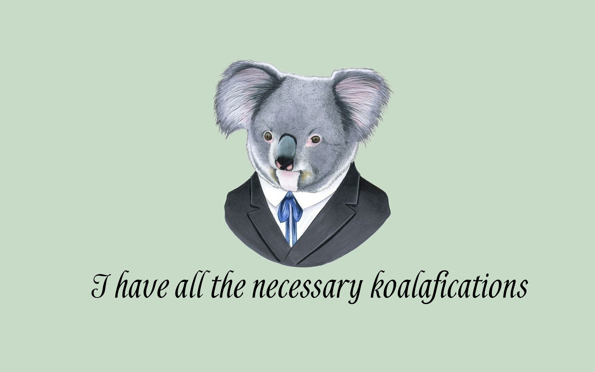 Minimalism Simple Background Digital Art Koalas Suits Quote Humor Text Animals Wallpaper Resolution 1920x1200 Id 254466 Wallha Com