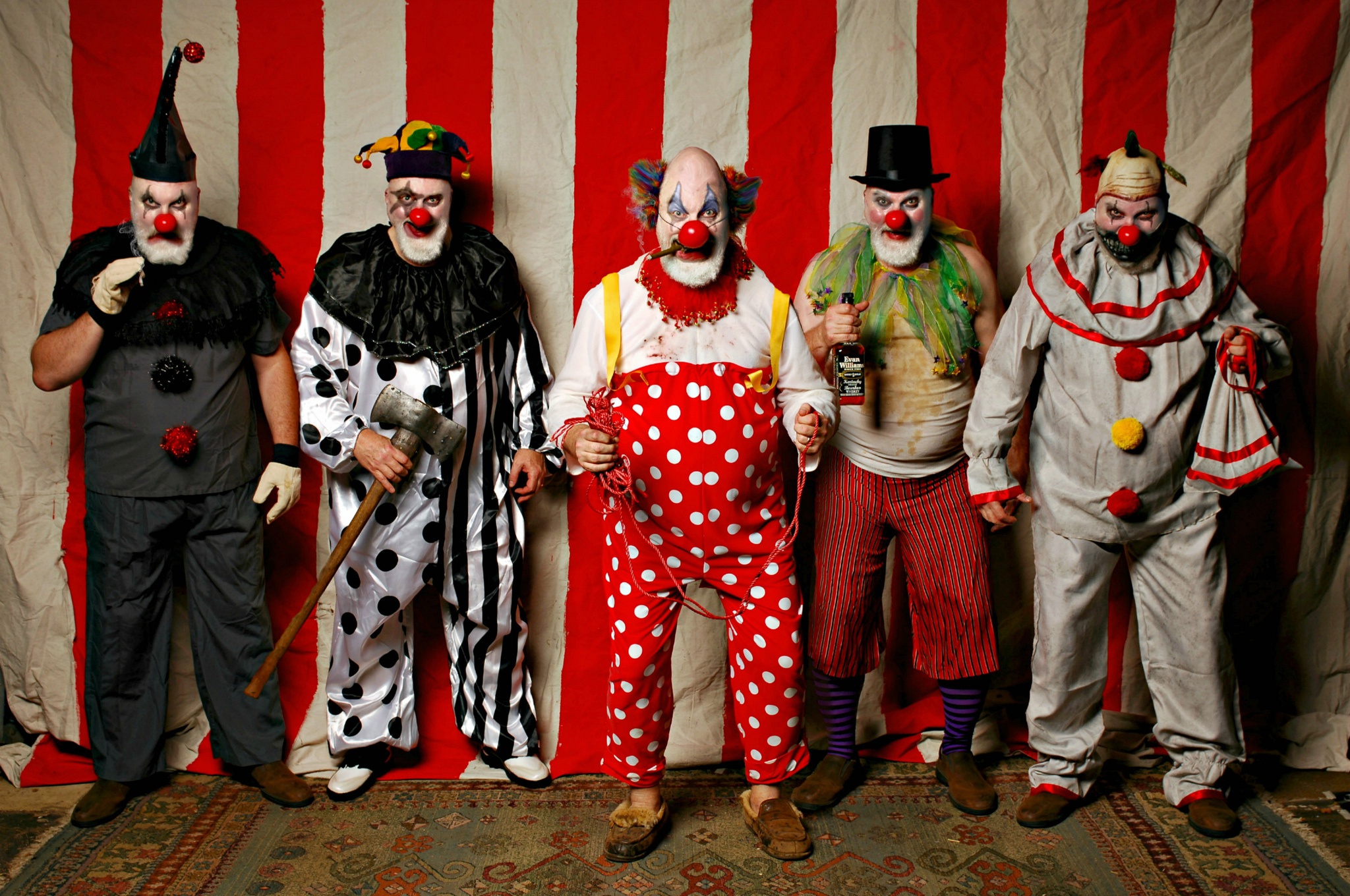 Men Circus Clowns Old People 2048x1360