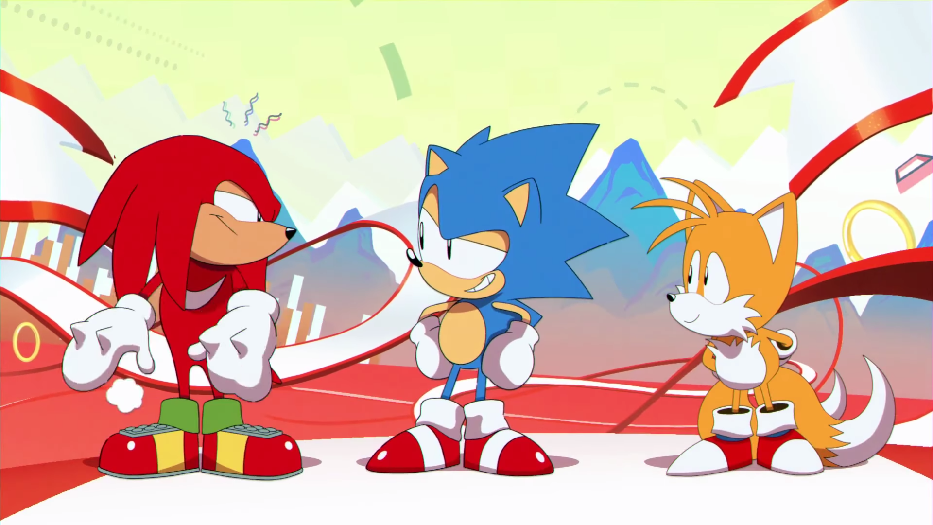 Sonic Sonic Mania Tails Character Knuckles Video Games 1920x1080