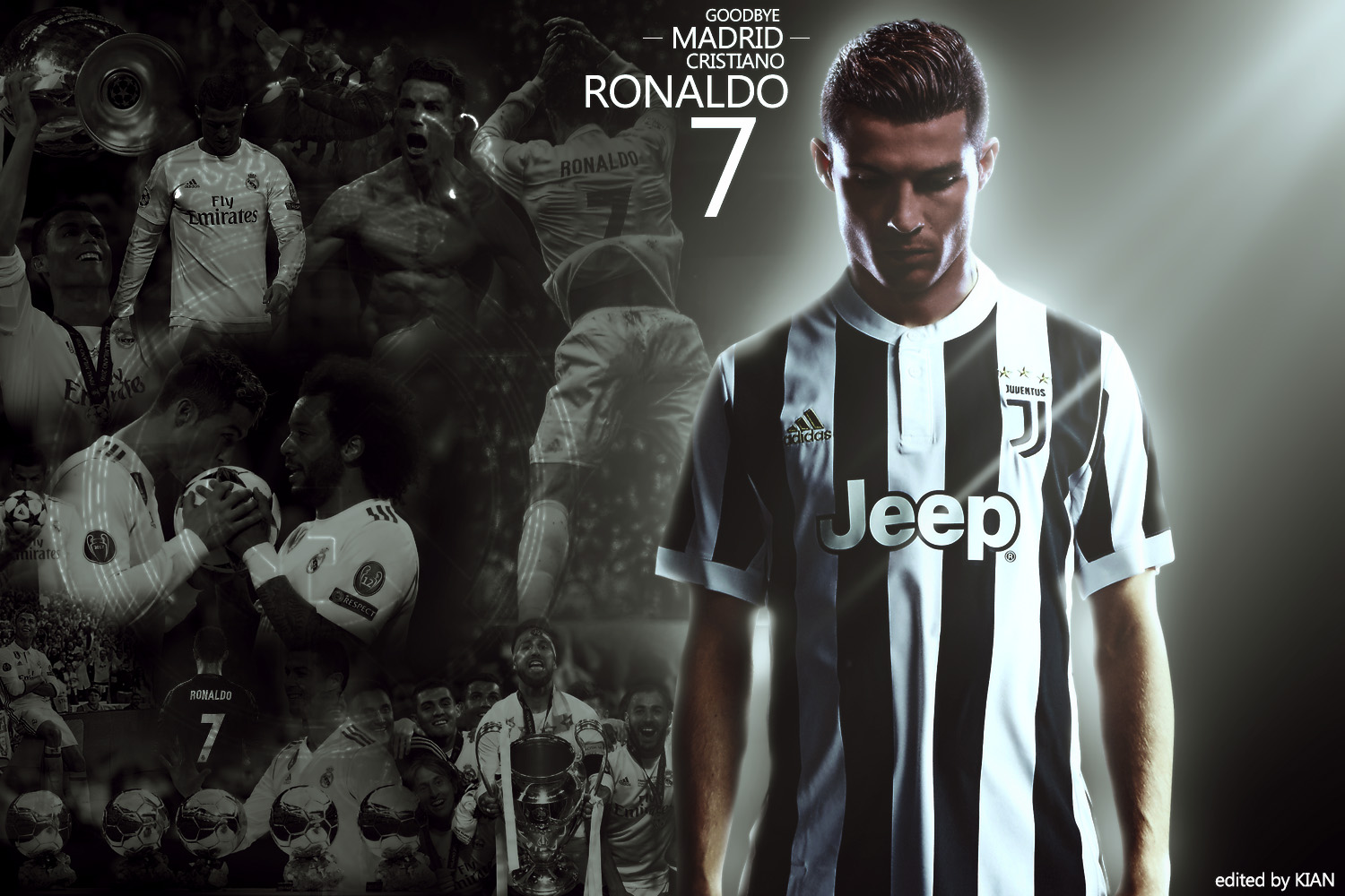 Cristiano Ronaldo Juventus Soccer Real Madrid Sports Jerseys 1500x1000