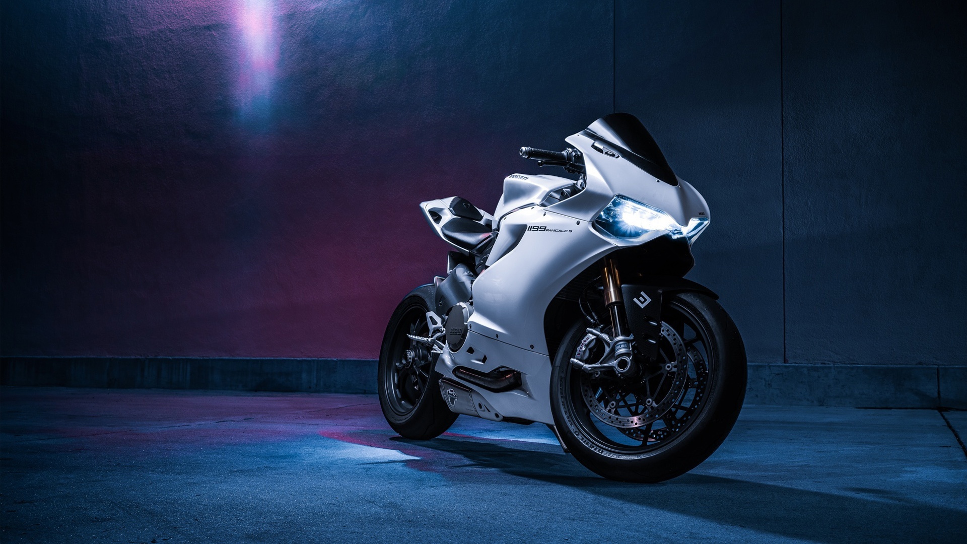 Motorcycle Ducati Panigale 1199 Brembo Termignoni 1920x1080