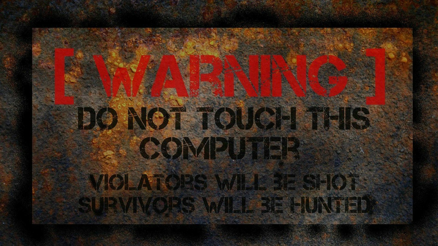 Signs Warning Signs Humor Typography Grunge 1440x810