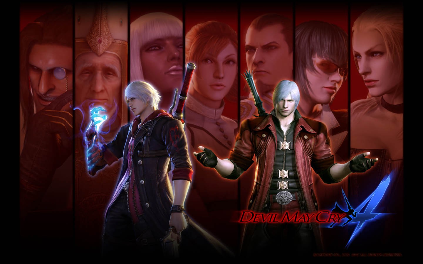 Devil May Cry Nero Dante Devil May Cry 4 Anime 1440x900