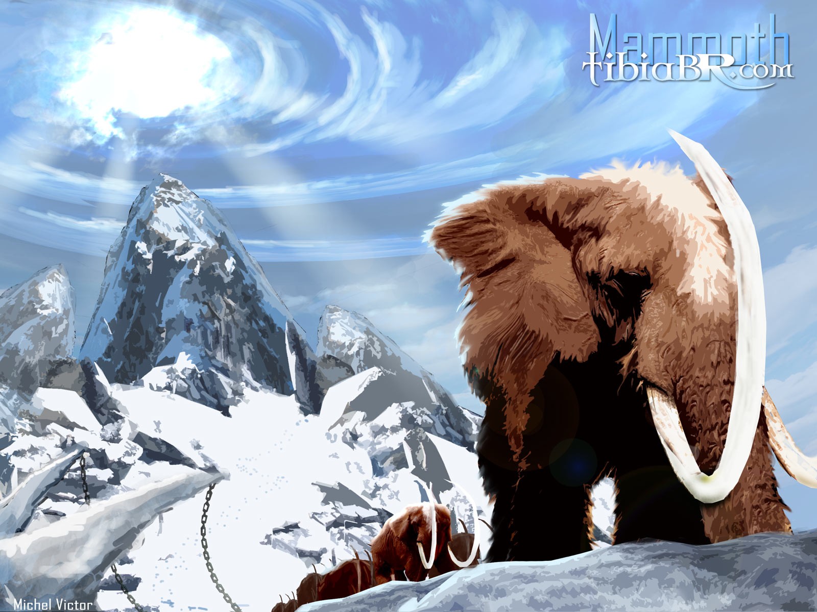 Tibia PC Gaming RPG Mammoths 1600x1200