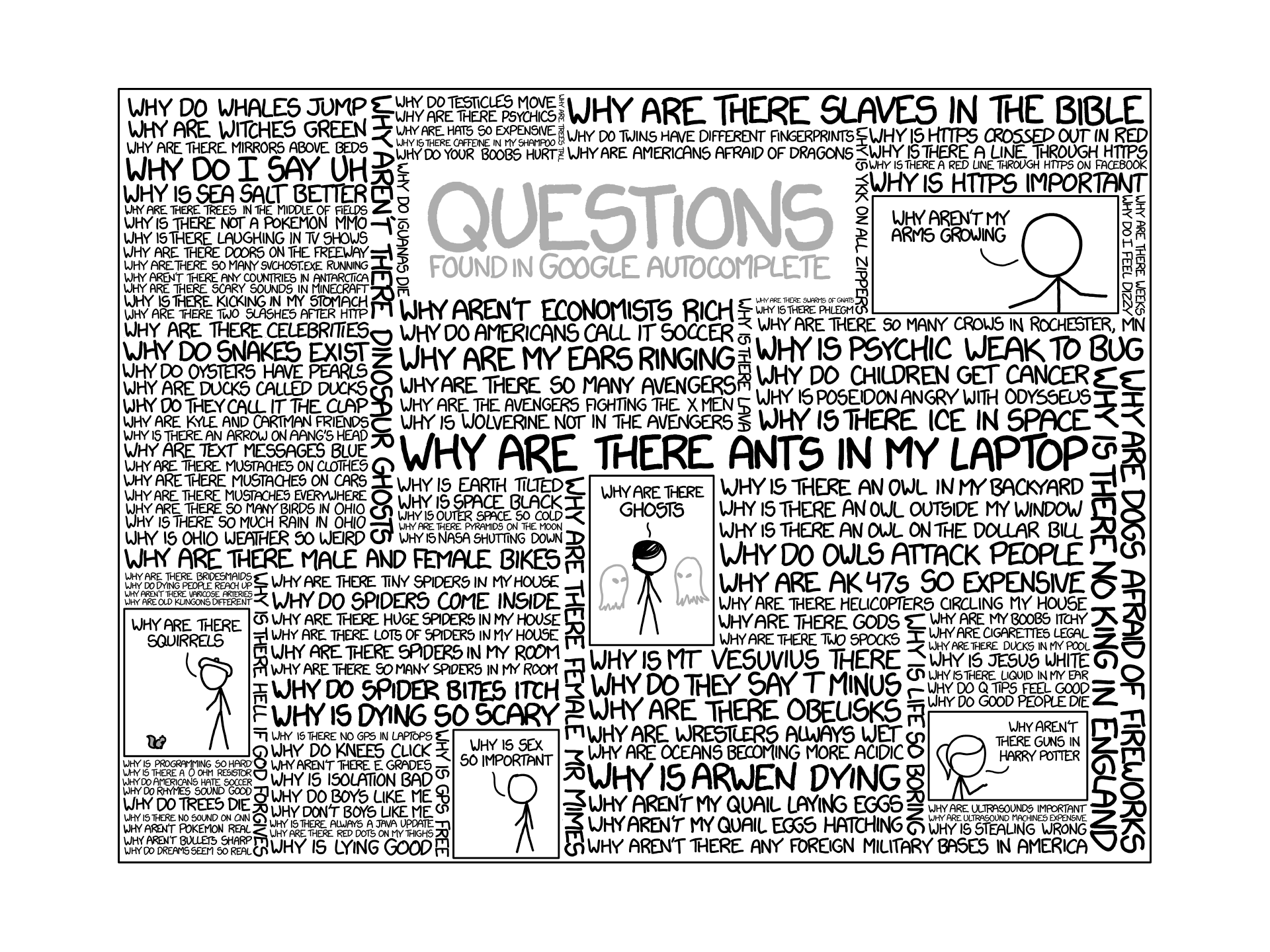 Xkcd Comics Questions Google Internet Humor 1920x1440